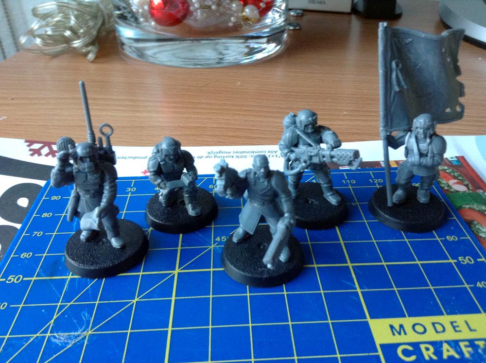 Command Squad, Imperial Guard, Work In Progress