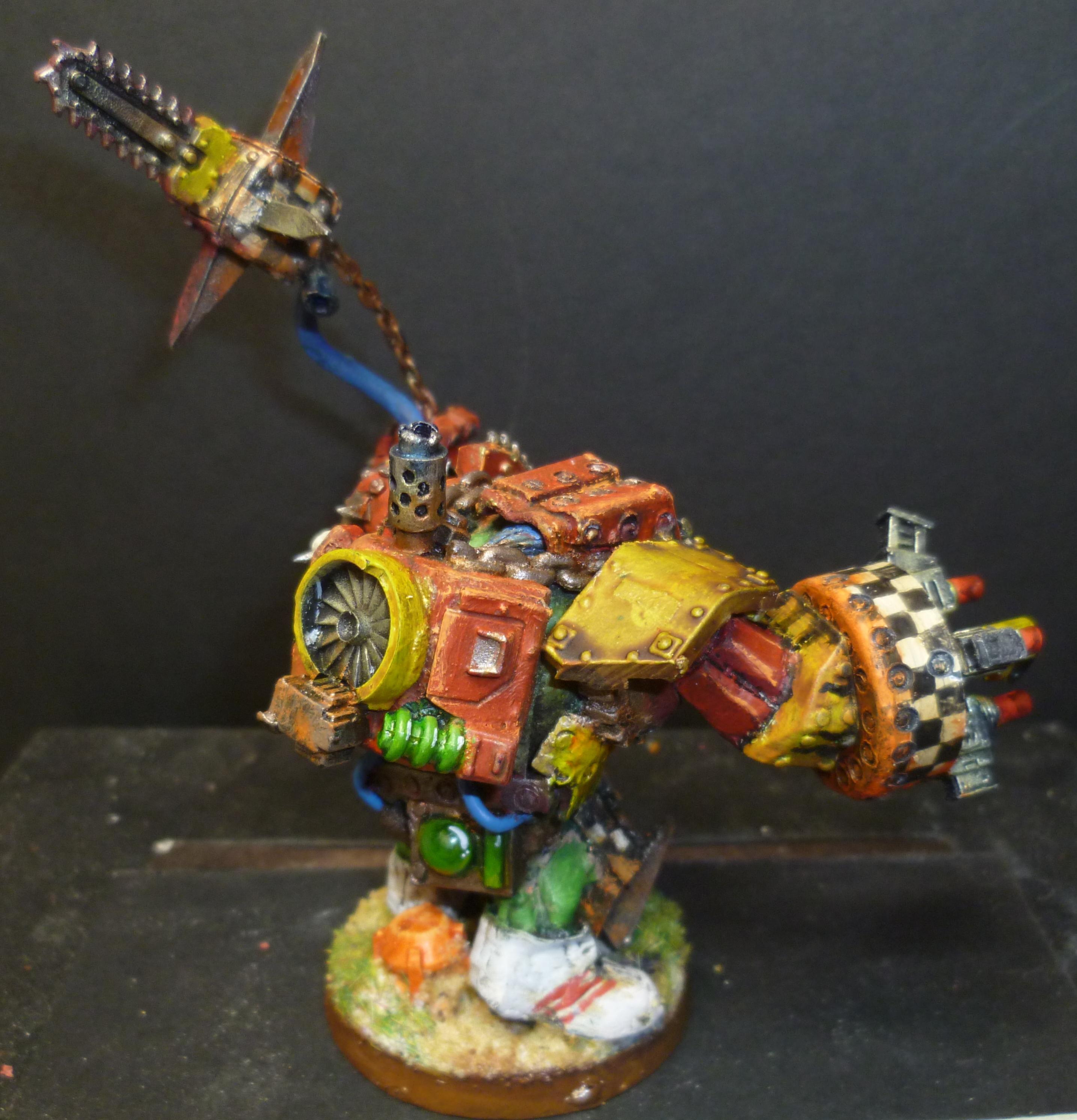 Orks, Wraboss, Warboss in Mega-Armour