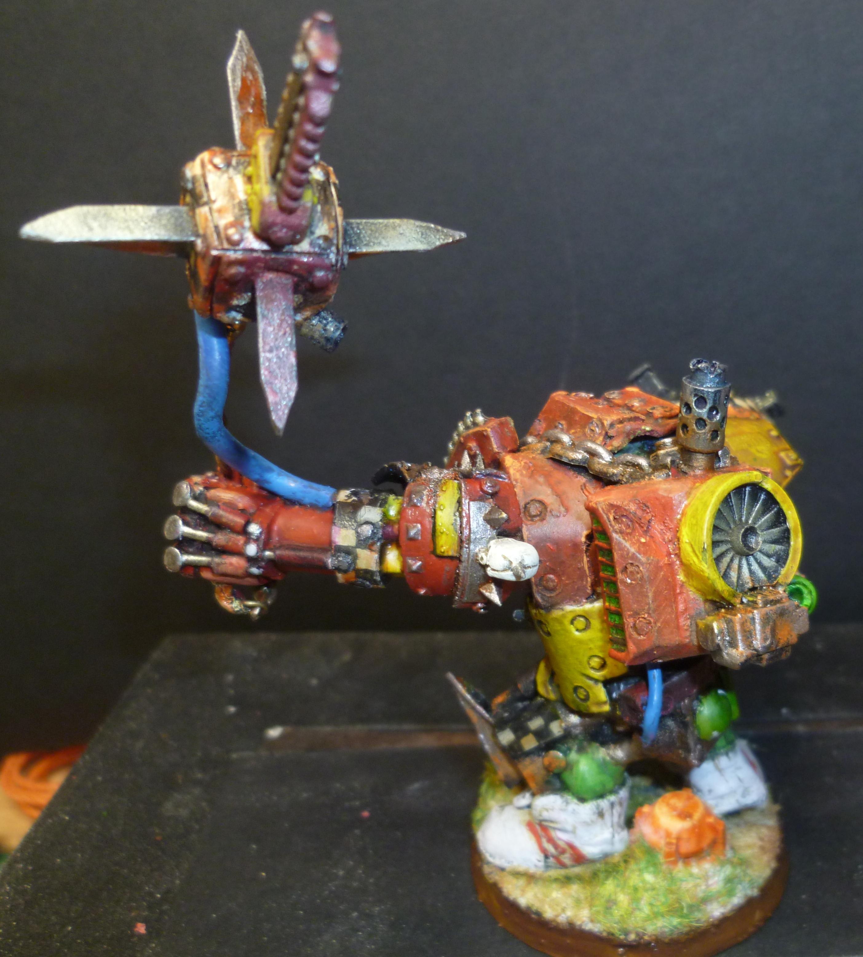Orks, Wraboss, Warboss in Mega-Armour