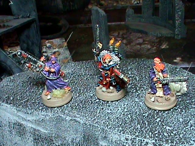 Front Cannoness and priests