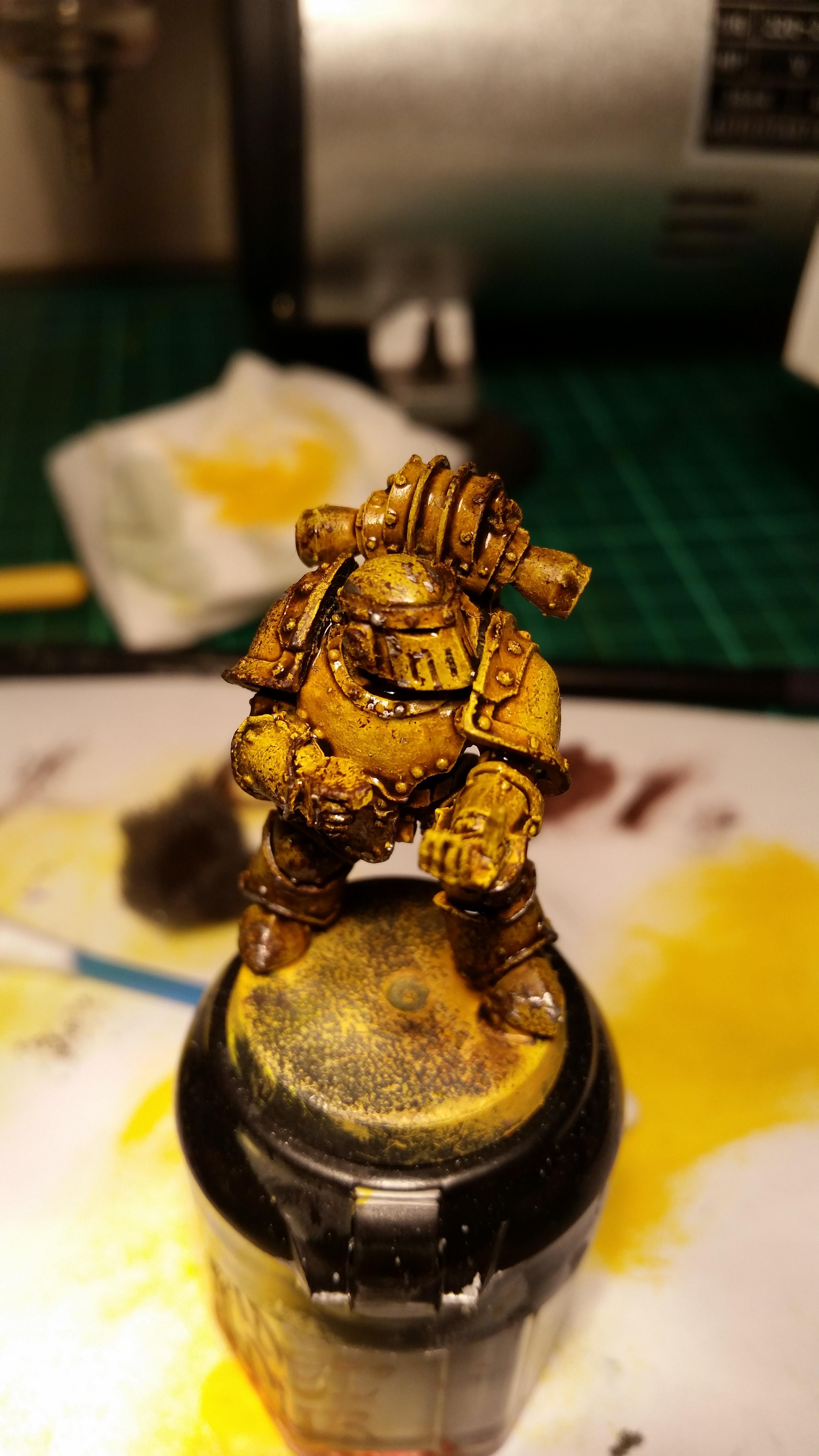 WIP imperial fists horus heresy project 