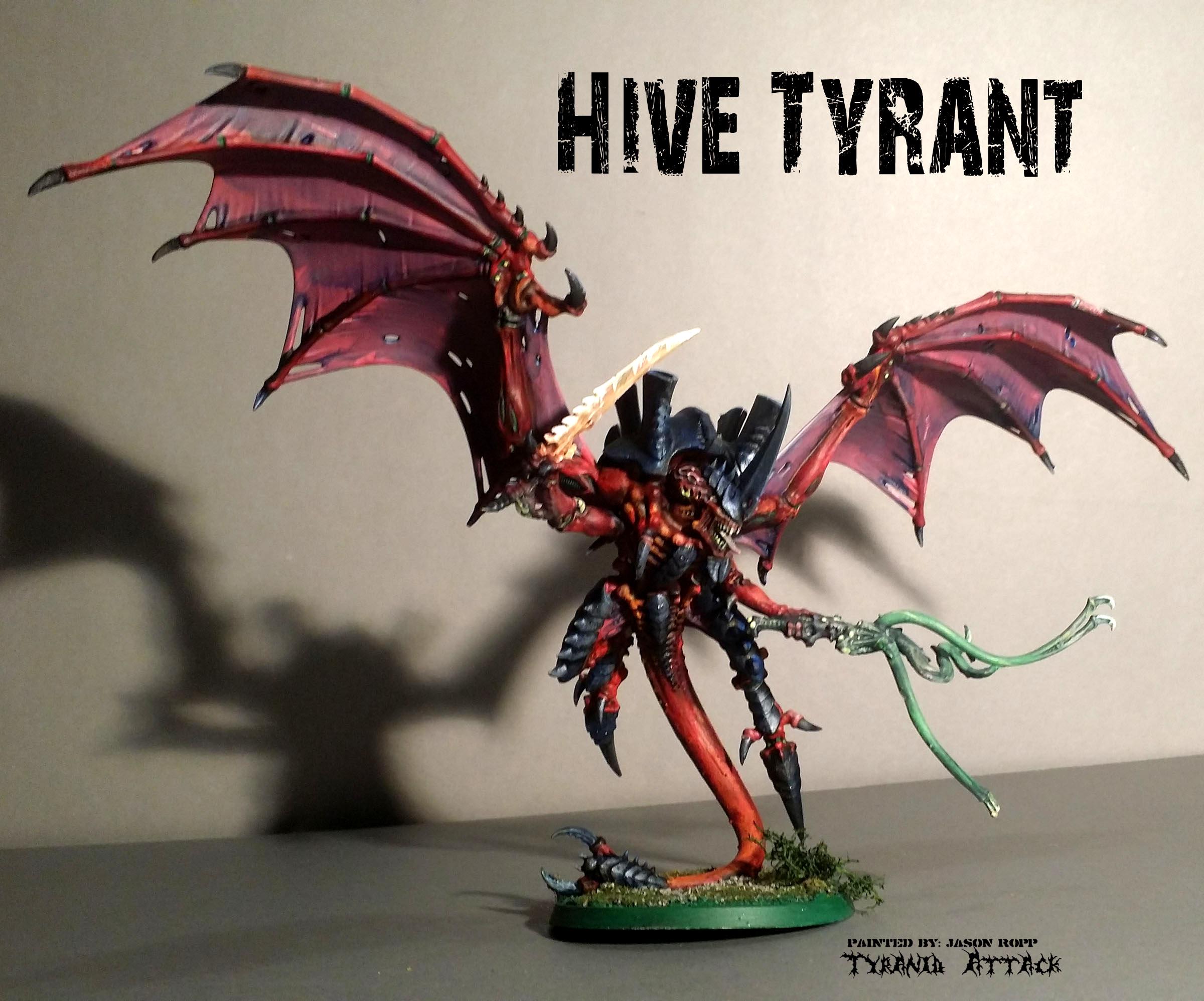 Alien, Attach, Broodlord, Game, Geneastealers, Genestealer, Hive, Hive Tyrant, Miniatures, Red, Space Hulk, Swarm, Tyranids, Warhammer 40,000, Winged