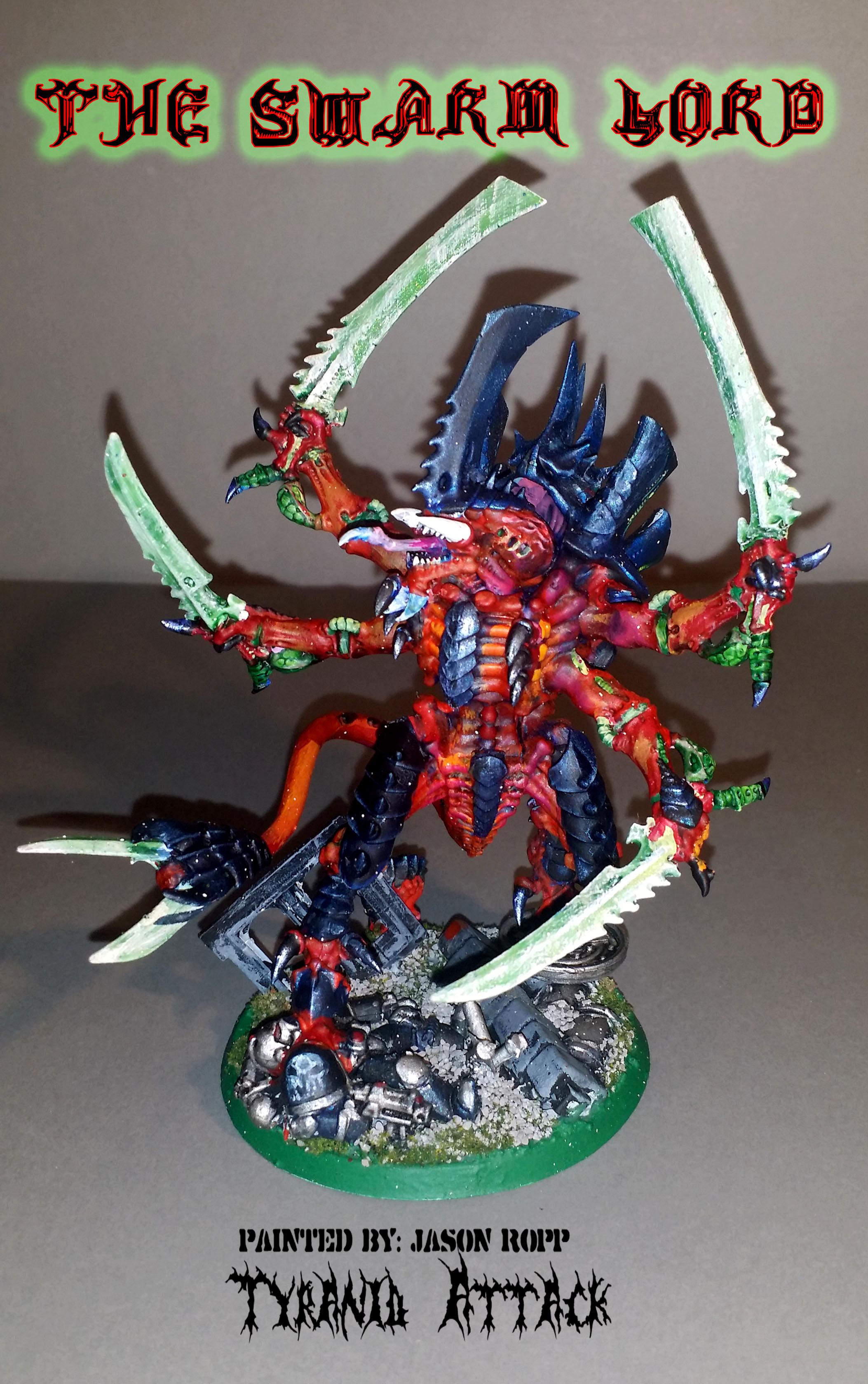 Alien, Attach, Broodlord, Game, Geneastealers, Genestealer, Hive, Hive Lord, Hive Tyrant, Miniatures, Red, Space Hulk, Swarm, Tyranids, Warhammer 40,000, Winged