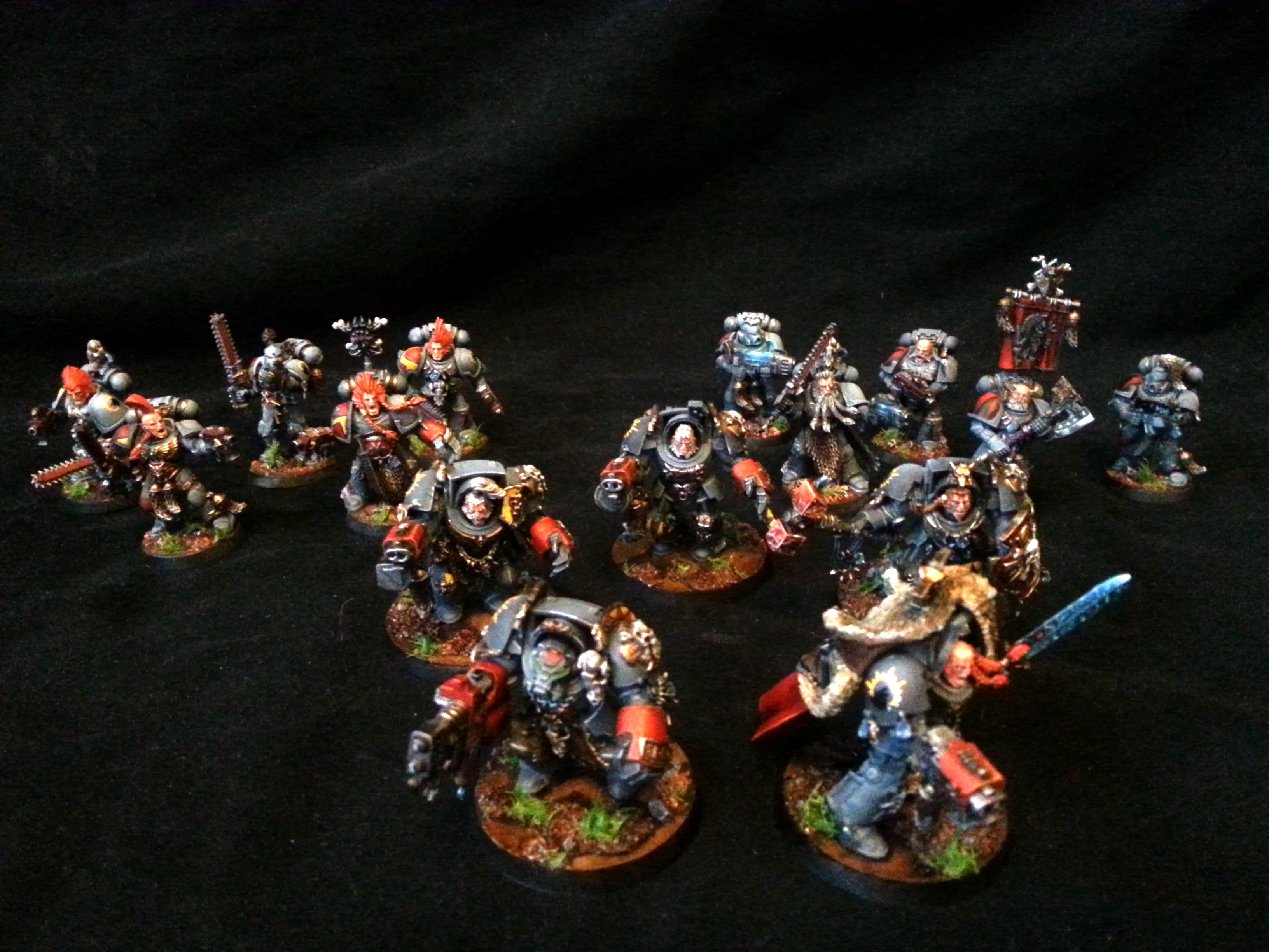 Blood Claws, Grey Hunters, Space Wolves, Stormclaw, Terminator Armor, Wolf Guard