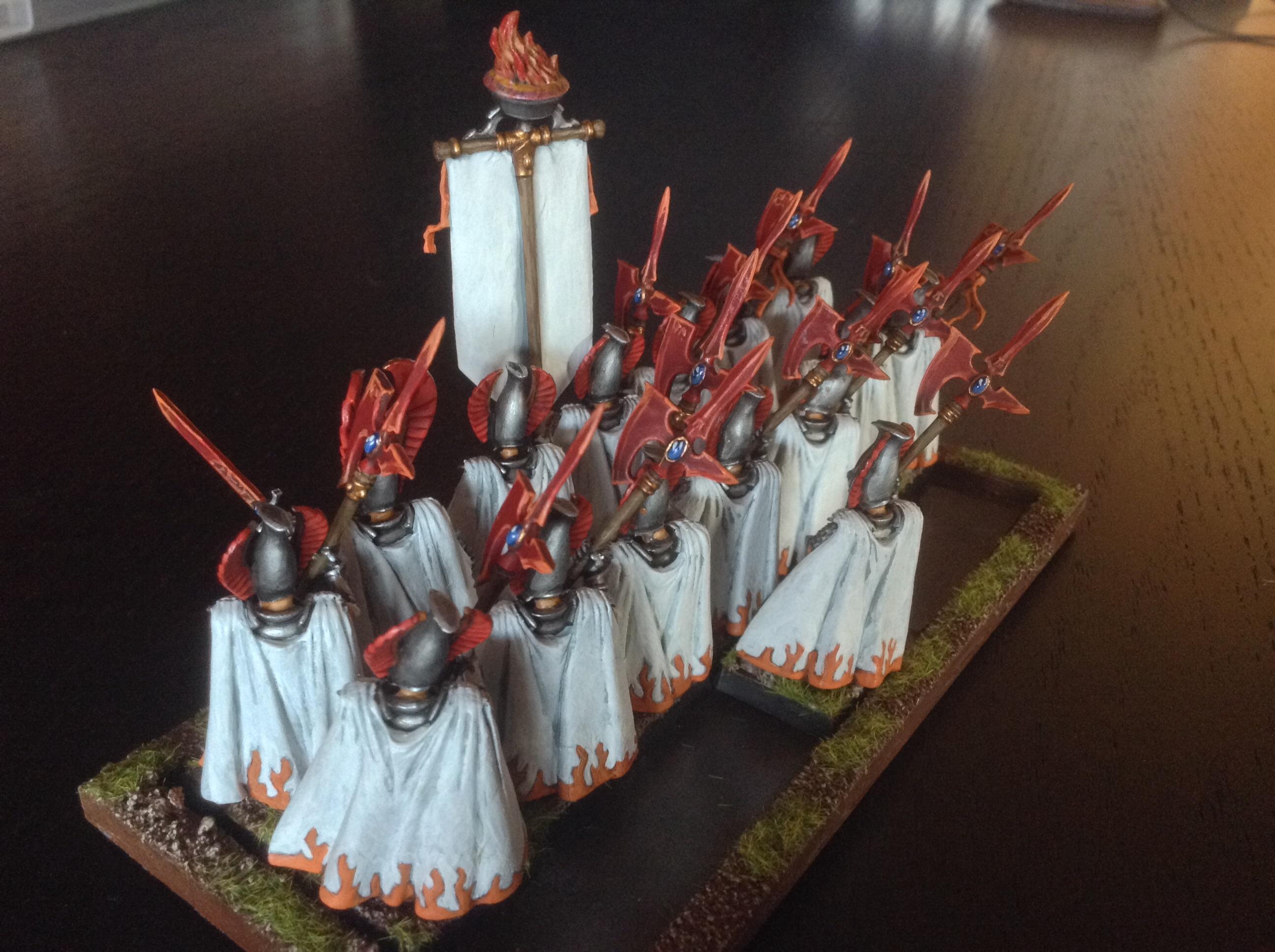 High Elves, Warhammer Fantasy   Back Of First Fifeen Phoenix Guard