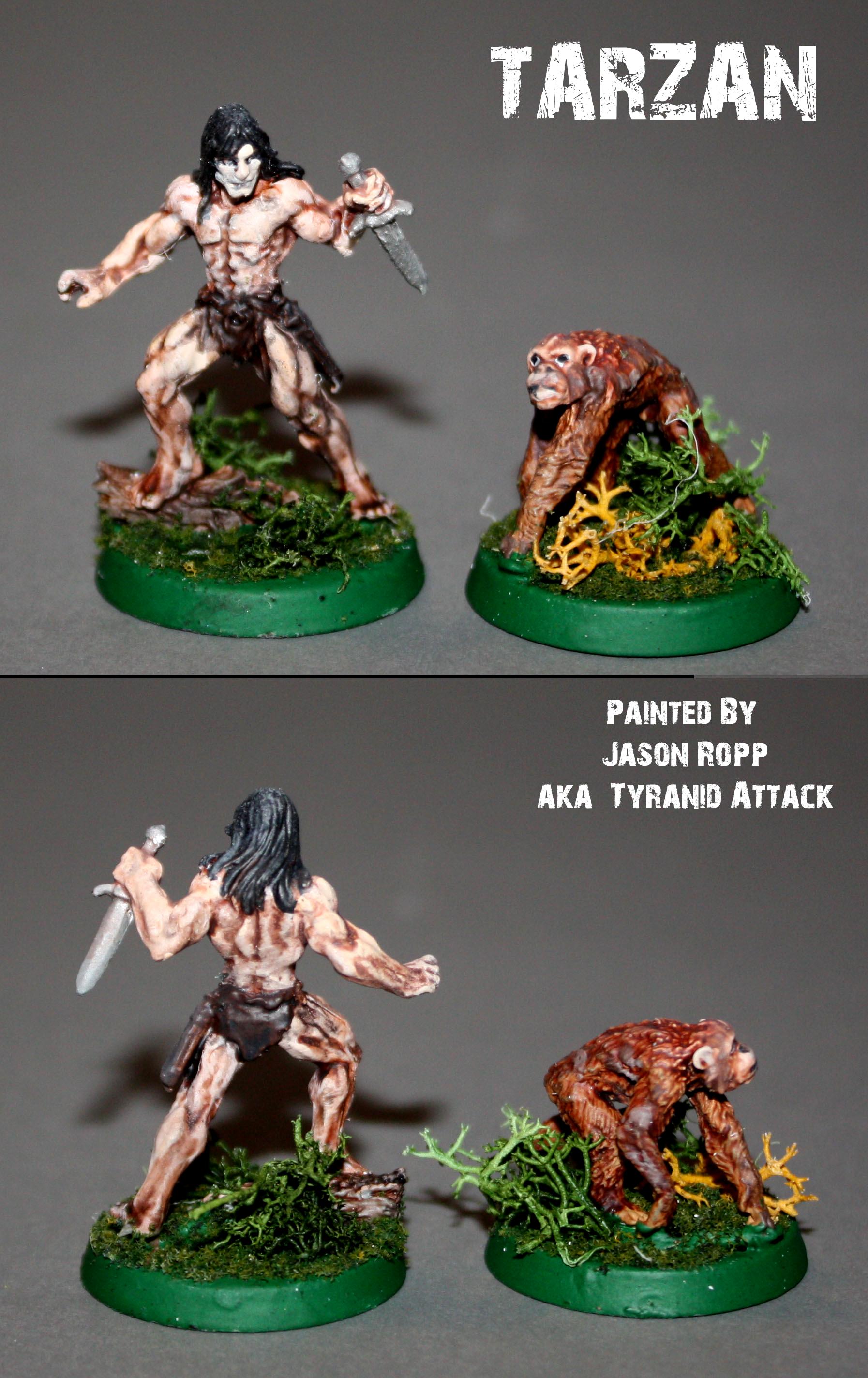 28mm, Ape, Cheetha, Hero, Jungle, King Avp, Miniature, Miniatures, Predator, Tarzan, Warriors