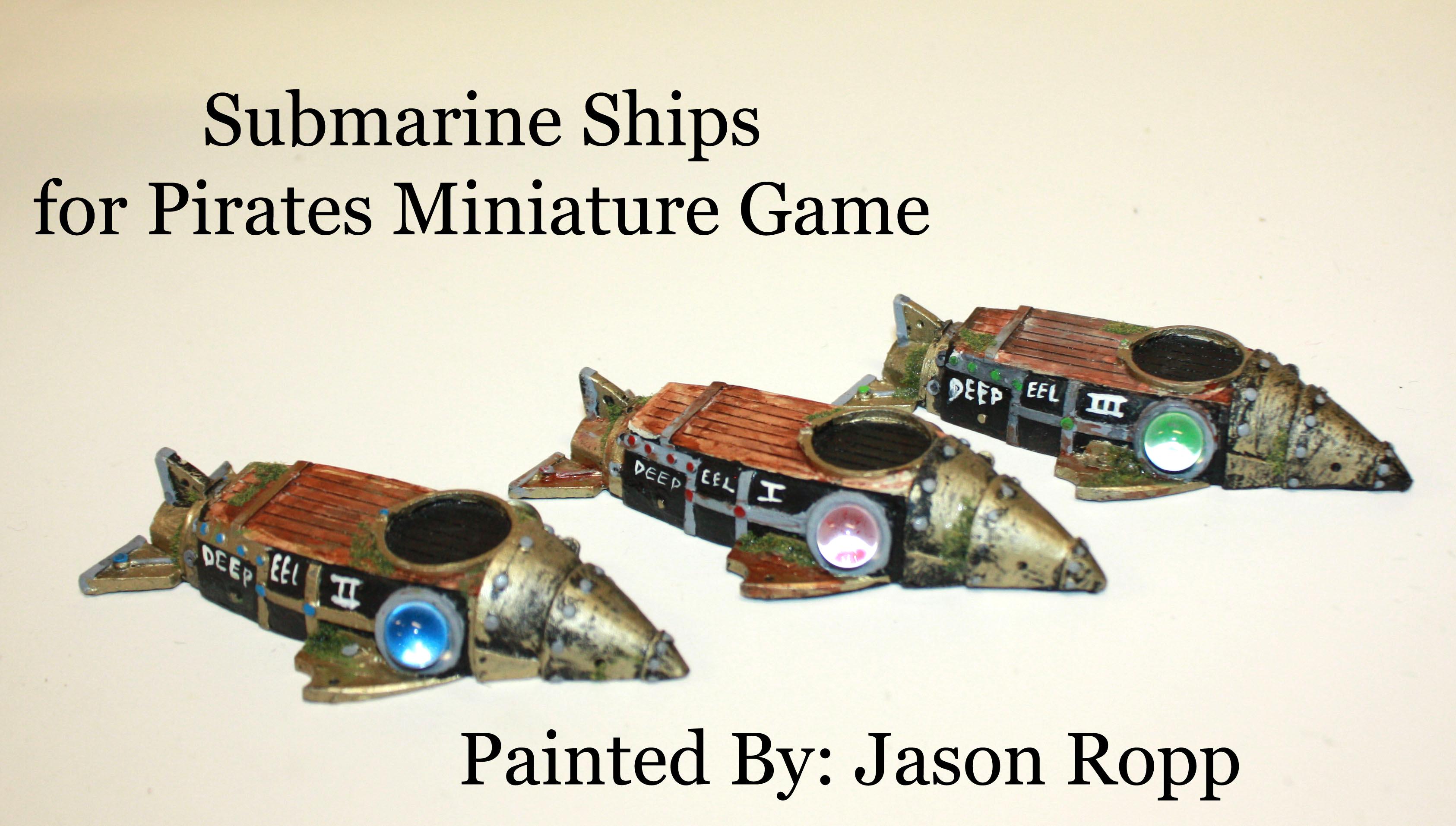 28mm, Miniature Game, Pirate, Pirates, Pirates! Ship, Sailor, Submarine, War Games