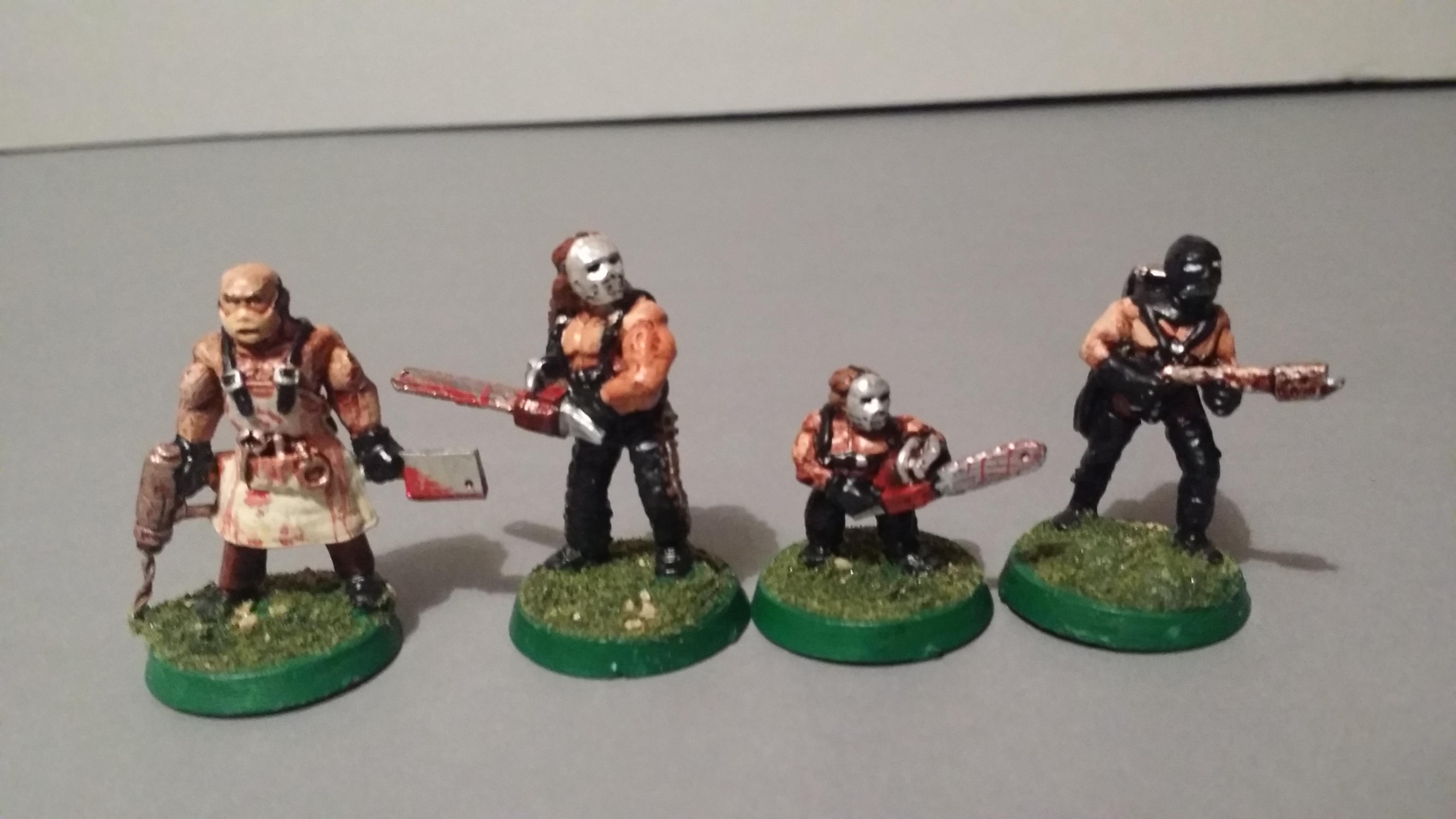 Chainsaw, Gang, Hannbal, Hero, Horrors, Jason, Killer, Lector, Necromunda, Street Violence