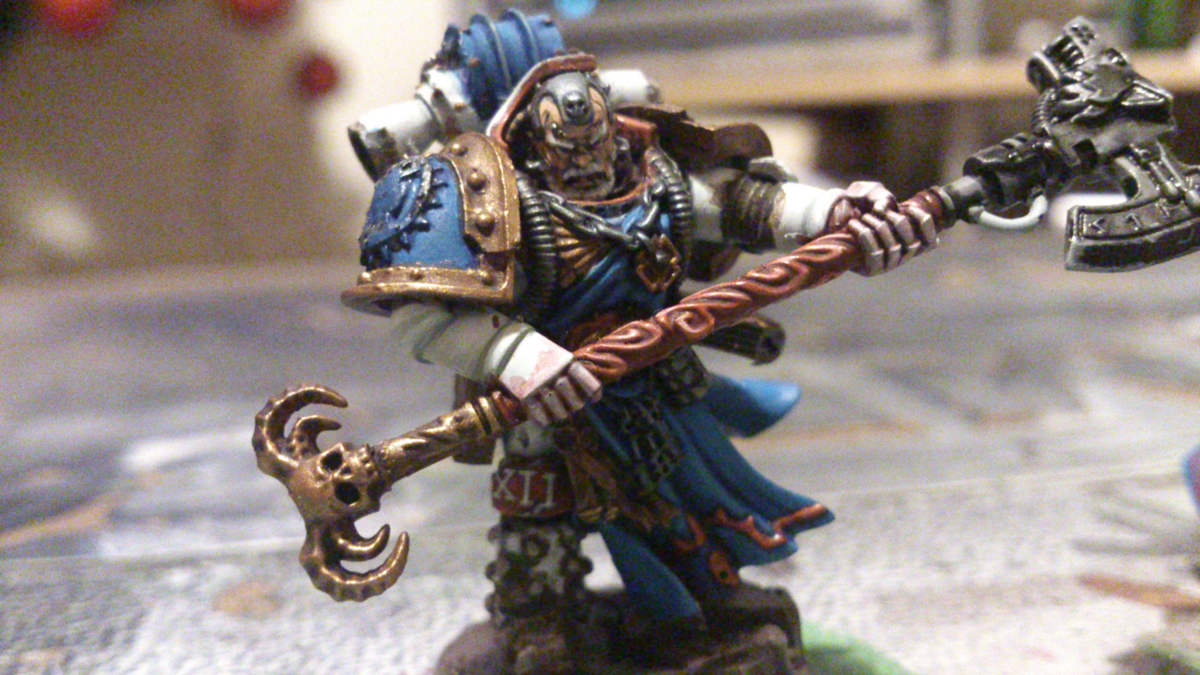 Librarian, Rune Priest, Space Marines, Warhammer 40,000, Wolf Motifs