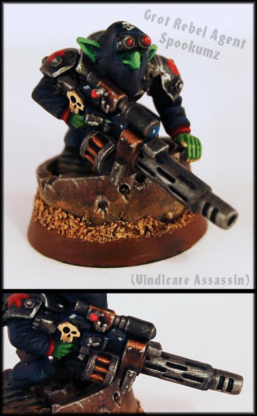 Assassin, Goblins, Greenskins, Gretchin, Grots, Ninjas, Orks, Rebel Grots, Snipers, Vindicare, Warhammer 40,000
