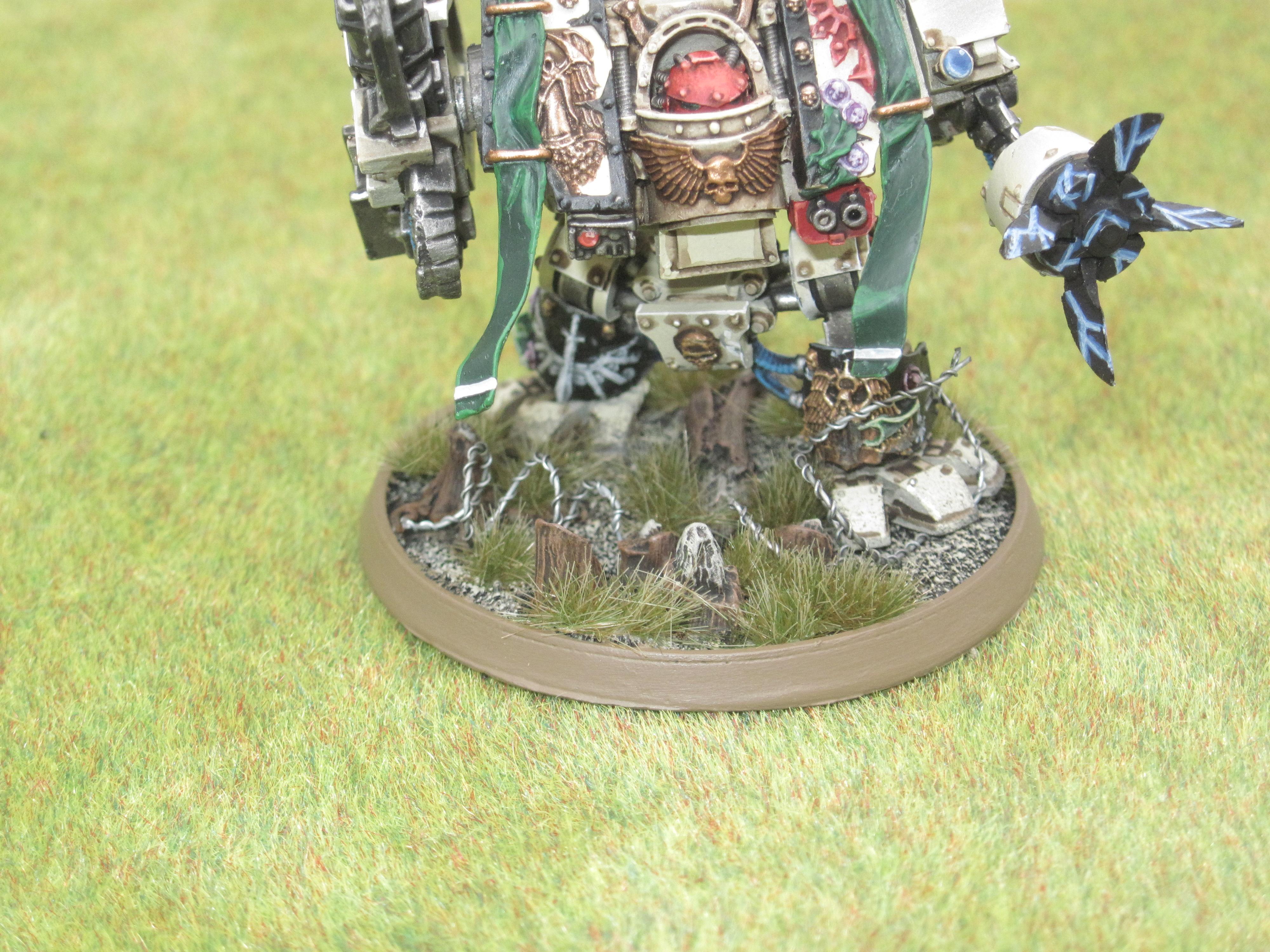 Dark Angels, Dreadnought, Forge World, Librarian, Line Painting