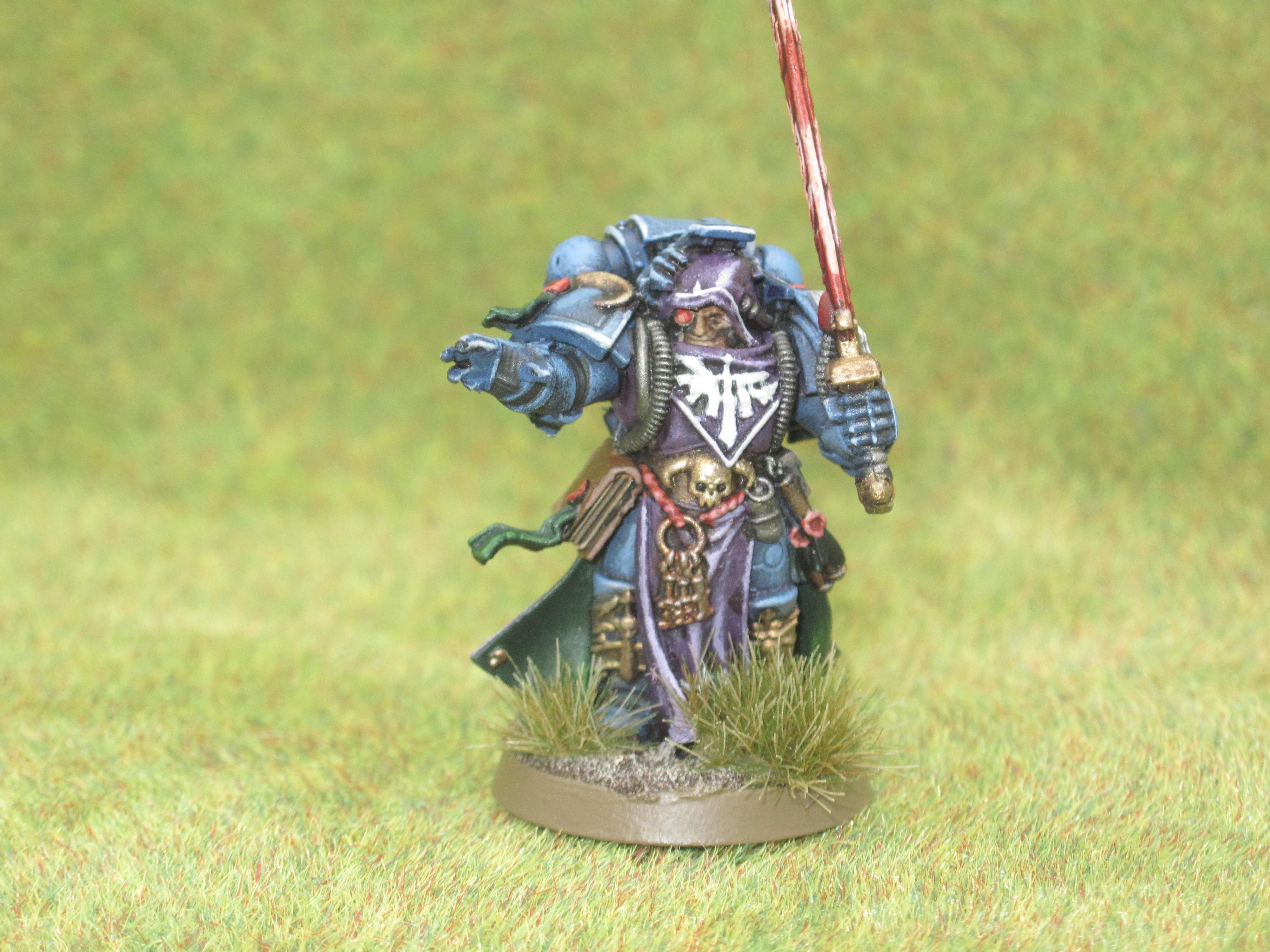 Dark Angels, Dreadnought, Forge World, Librarian, Line Painting, Space Marines