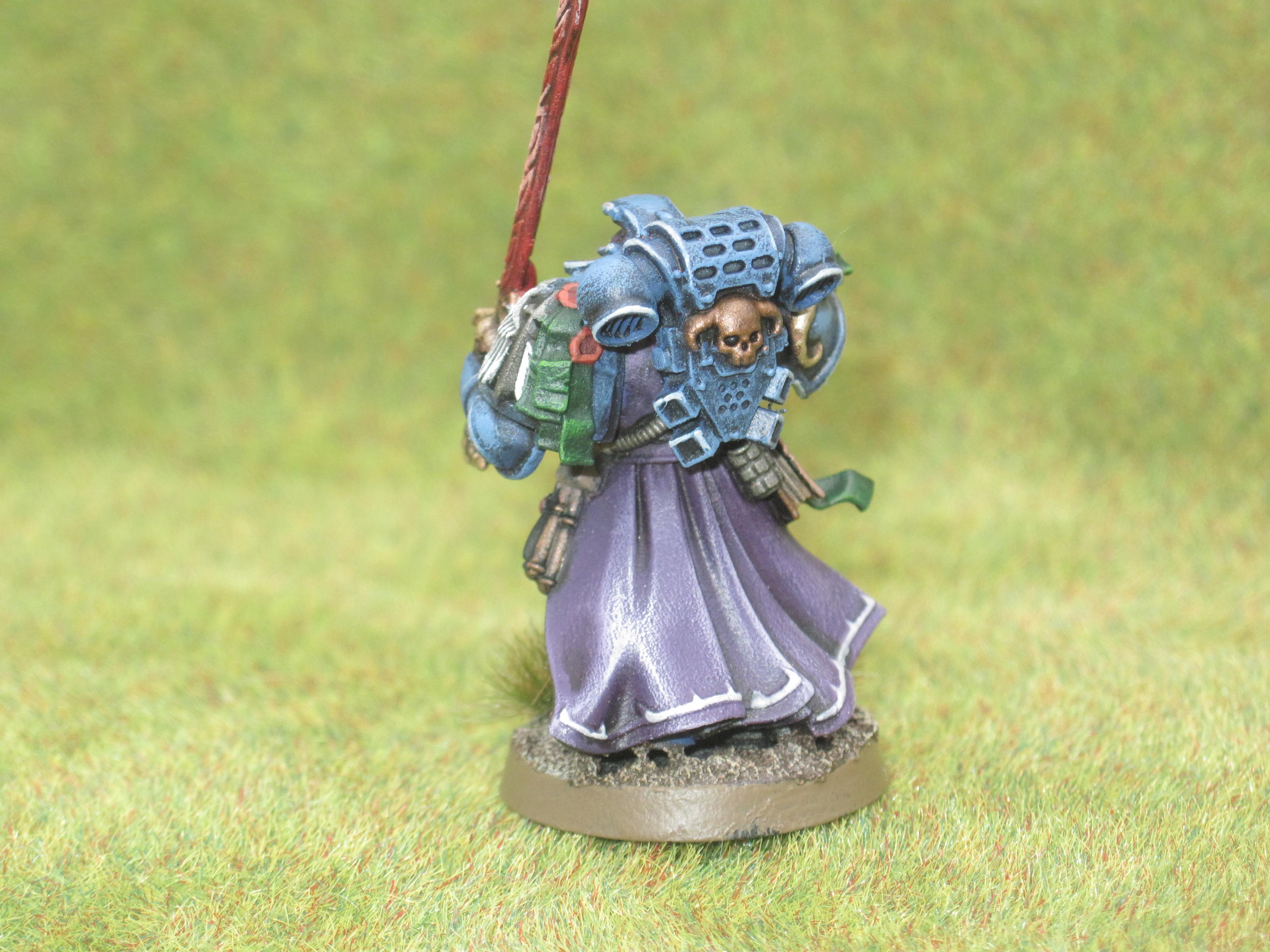 Dark Angels, Dreadnought, Forge World, Librarian, Line Painting