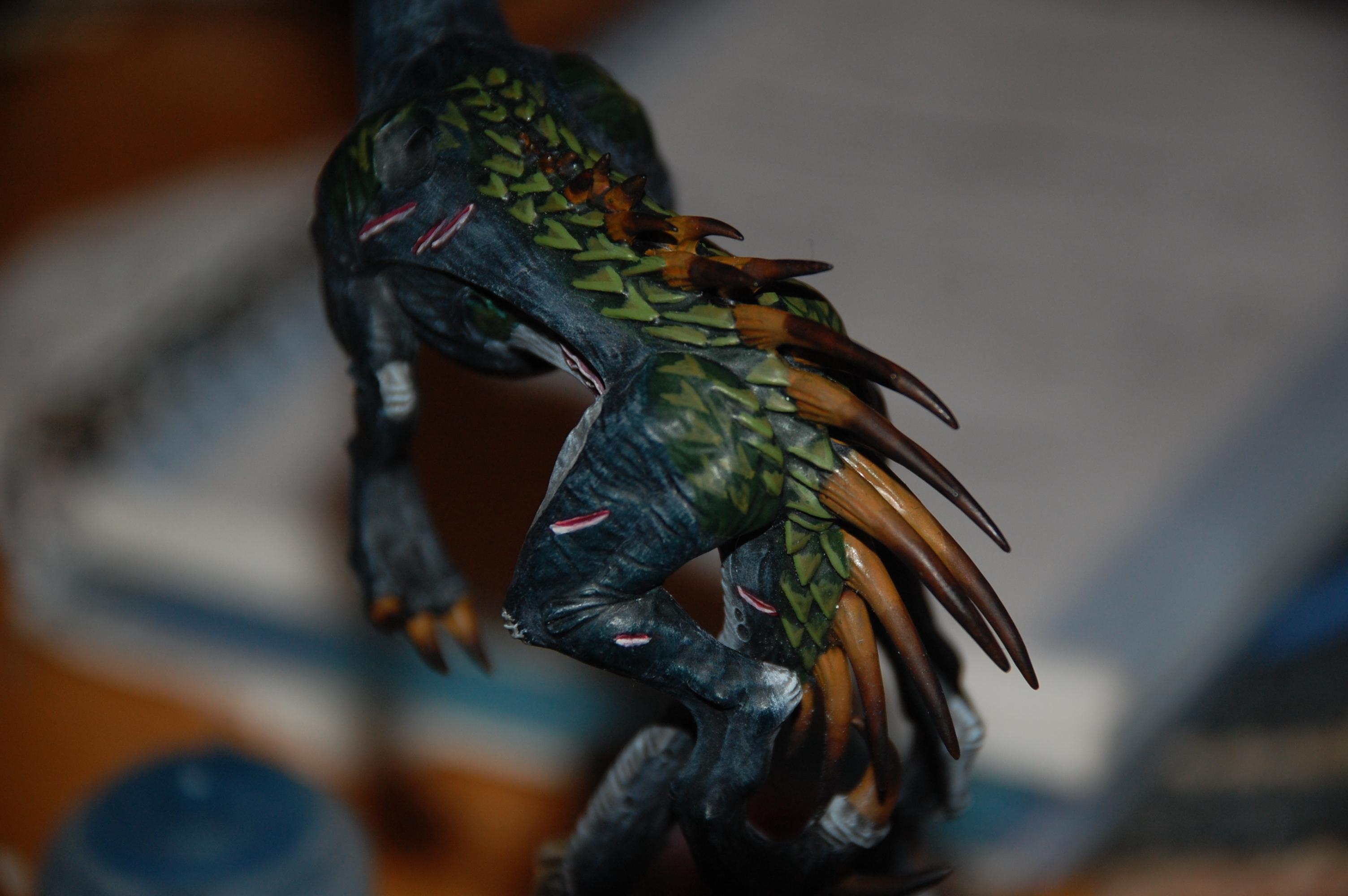 Freehanded the scales 