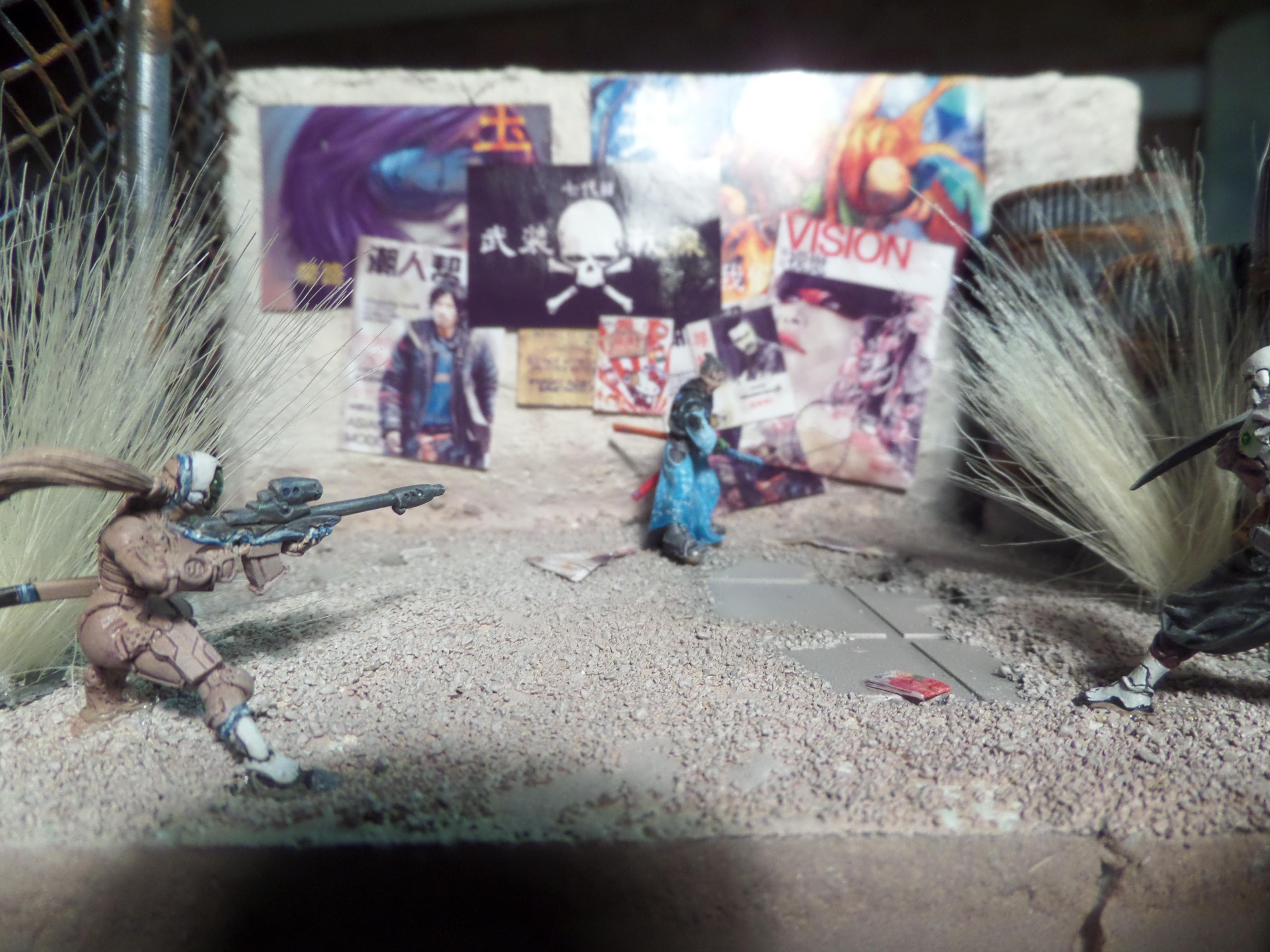 Desert Rust, Diorama, Infinity, Jsa, Ninjas, Samurai, Showdown, Yu Jing