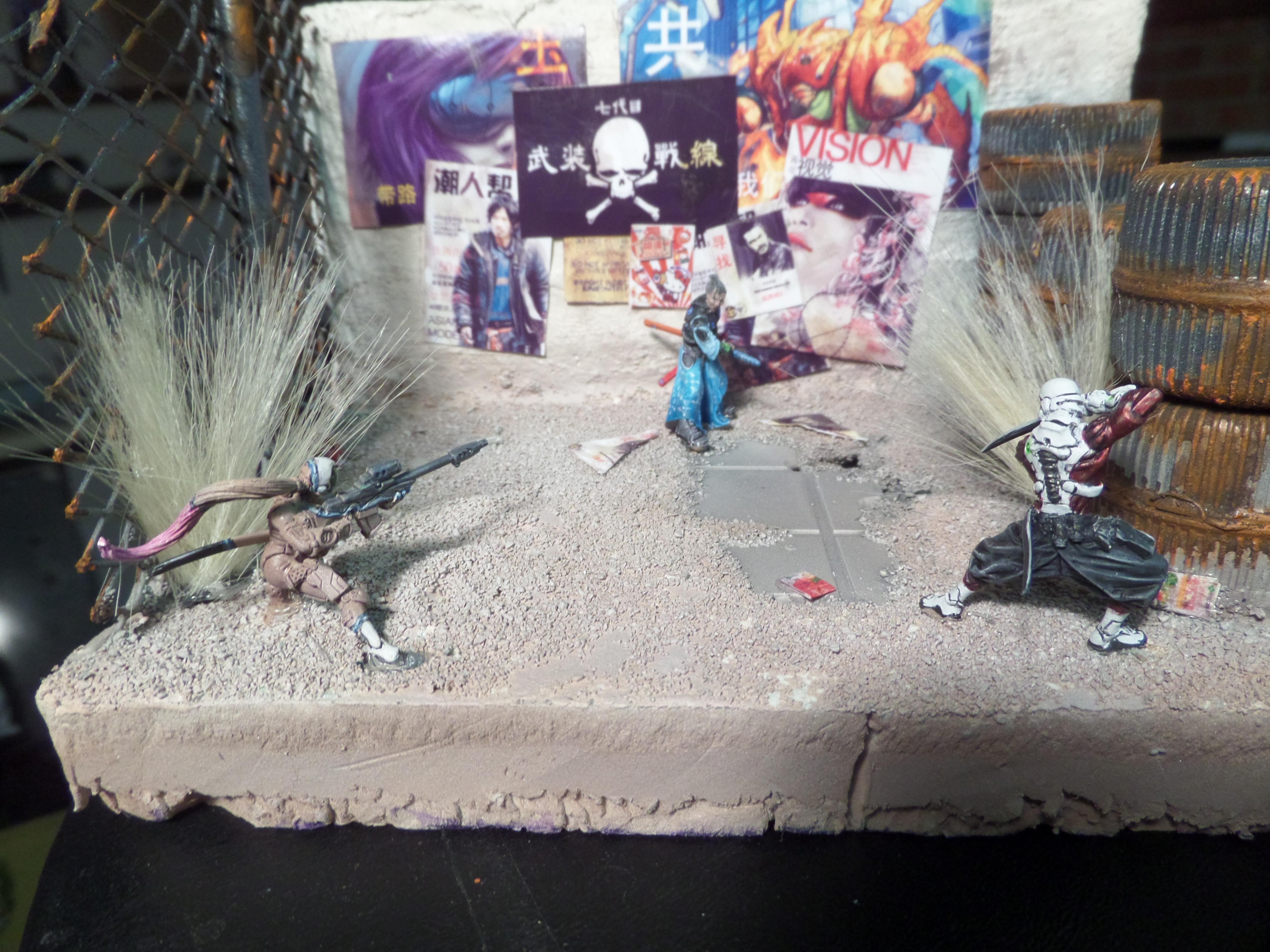 Desert Rust, Diorama, Infinity, Jsa, Ninjas, Samurai, Showdown, Yu Jing