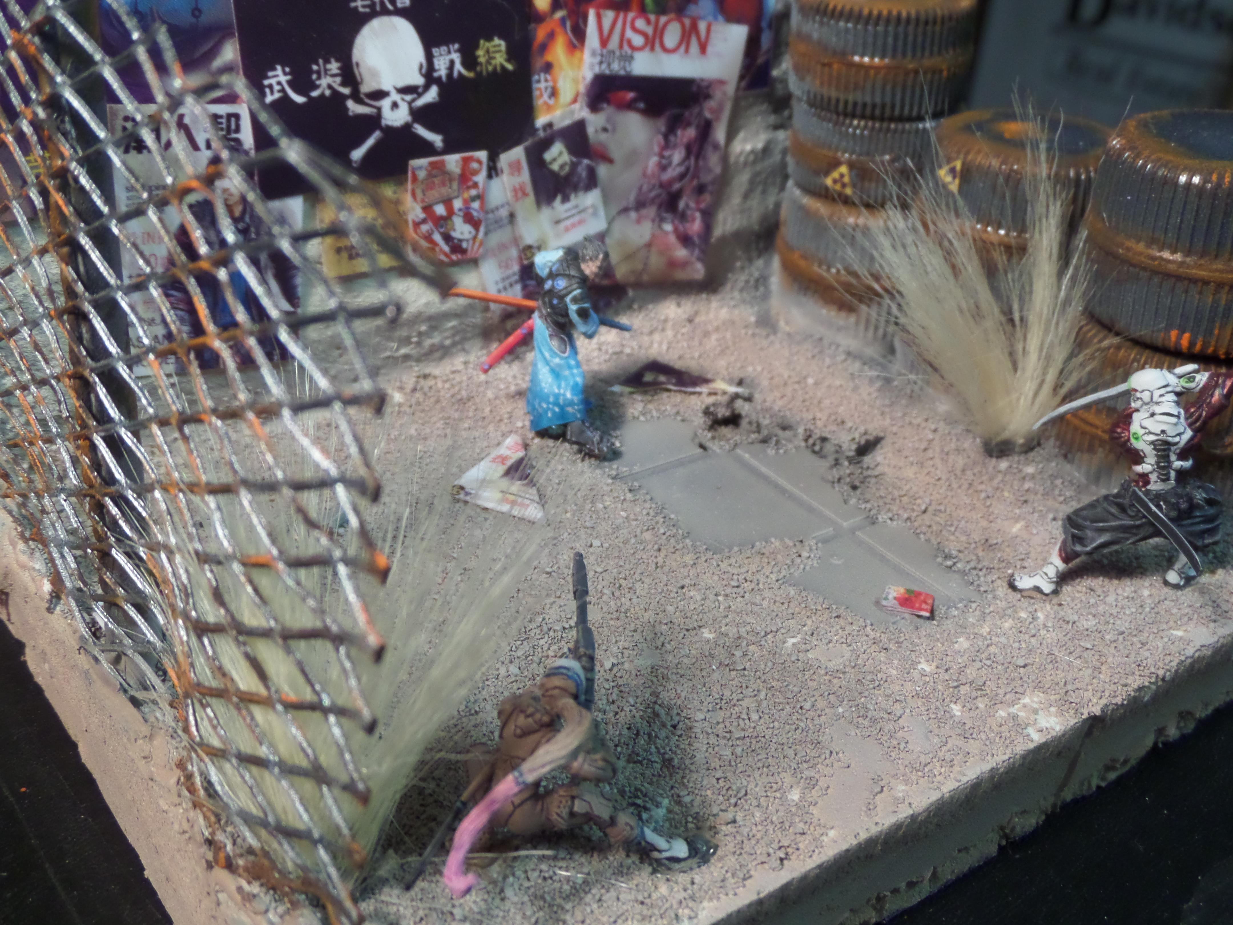 Desert Rust, Diorama, Infinity, Jsa, Ninjas, Samurai, Showdown, Yu Jing
