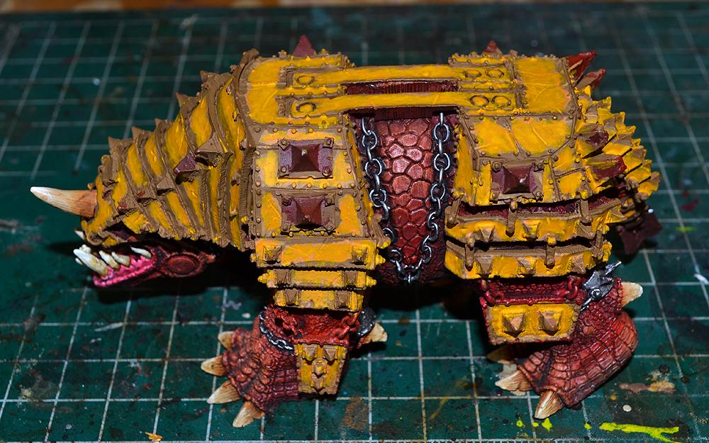 Bad Moons, Big Squiggoth, Orks, Warhammer 40,000, Work In Progress