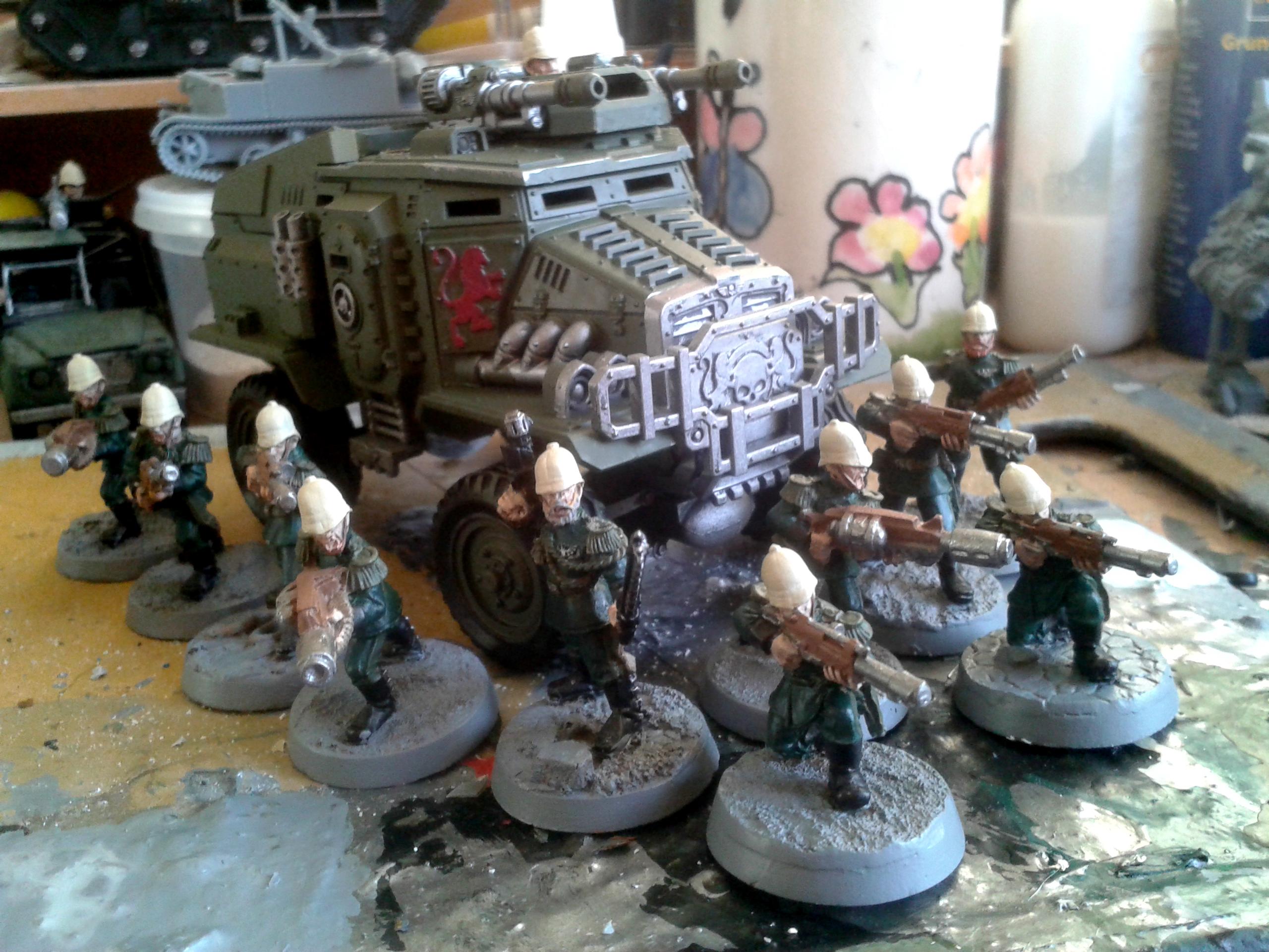 Wheeled Taurox and Veteran Squad