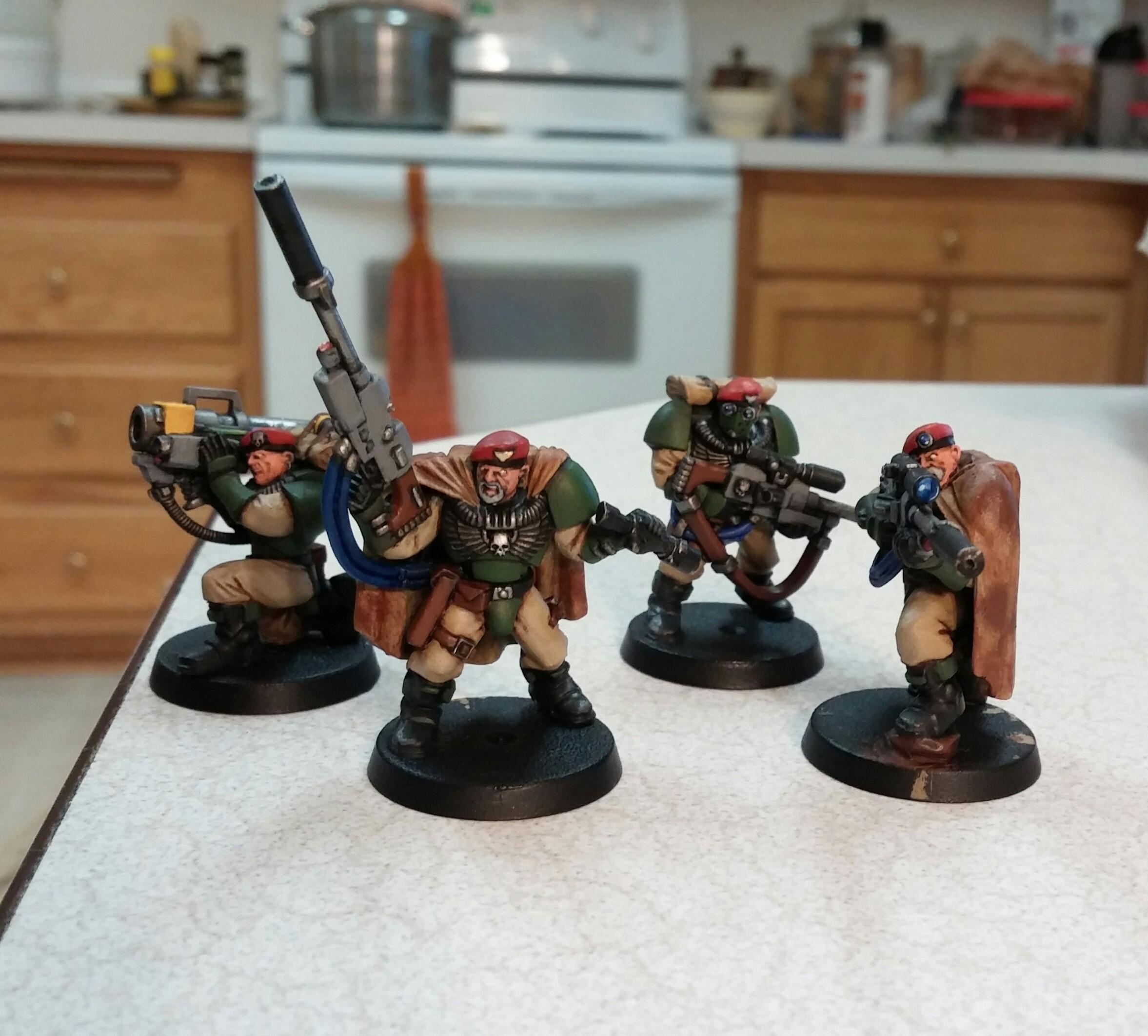 Scouts, Snipers, Space Marines