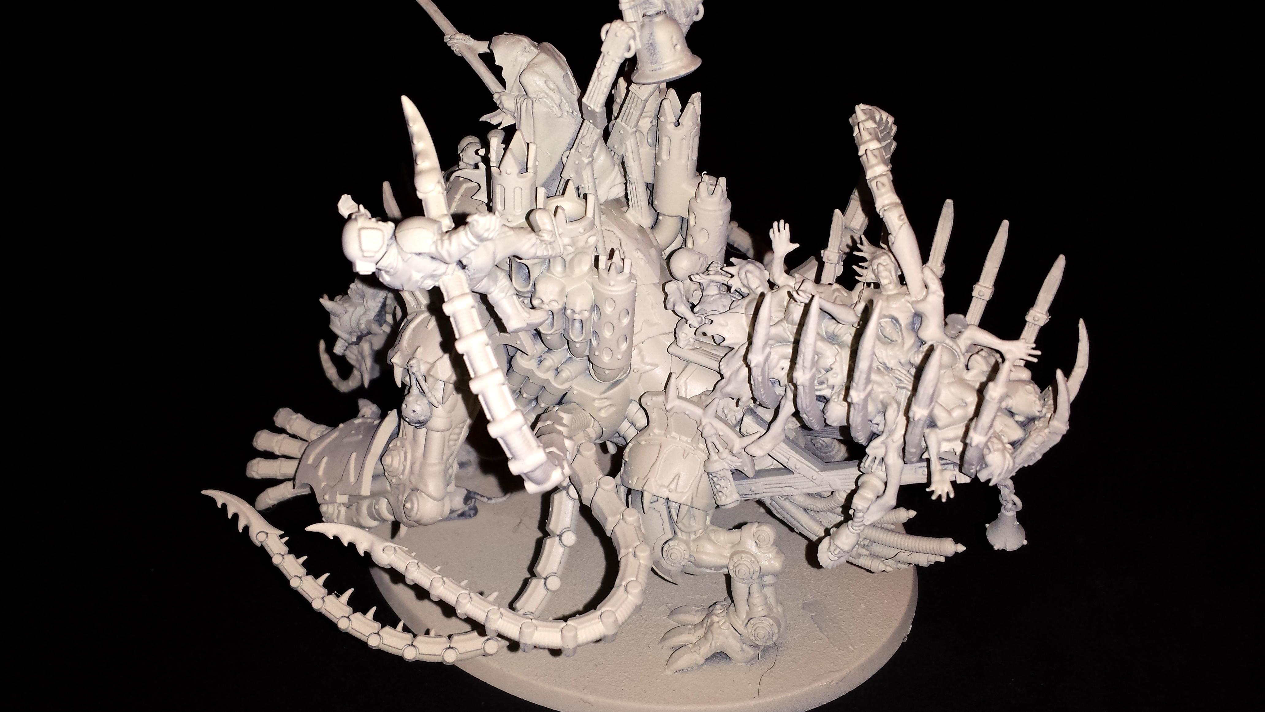 Nurgle Mauler Fiend, Mauler fiend with corpse cart