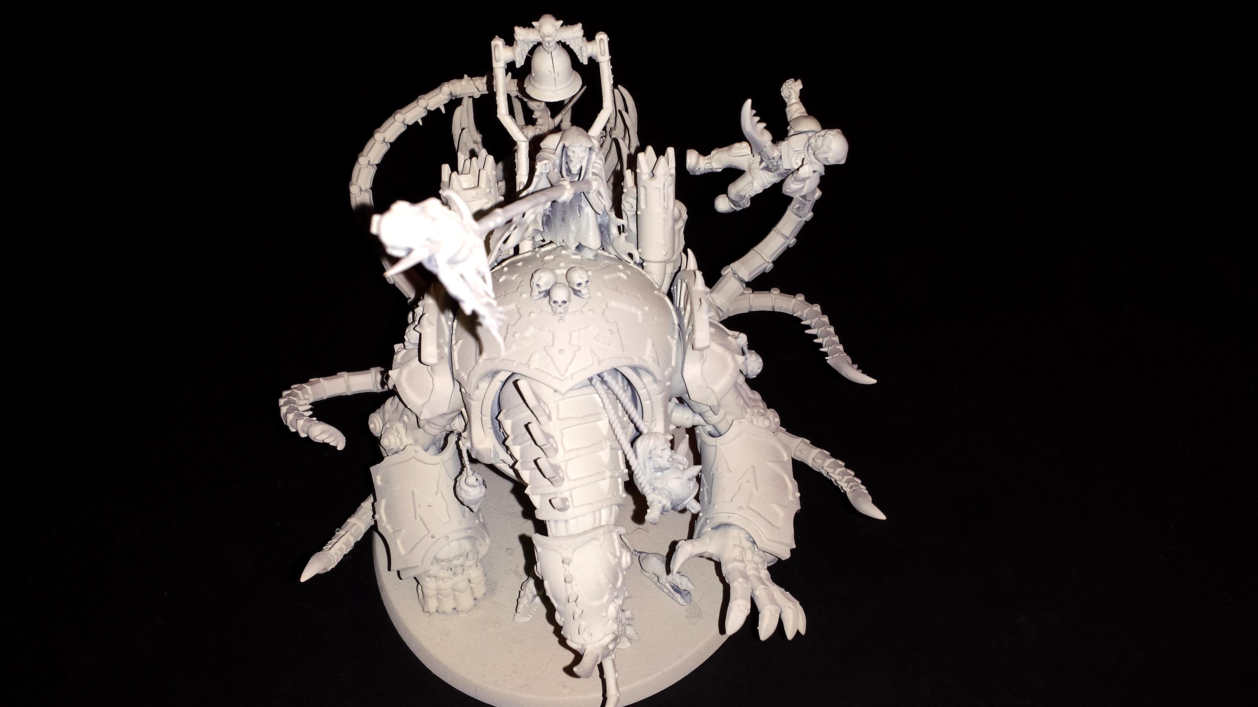 Nurgle Mauler Fiend, Mauler fiend with corpse cart