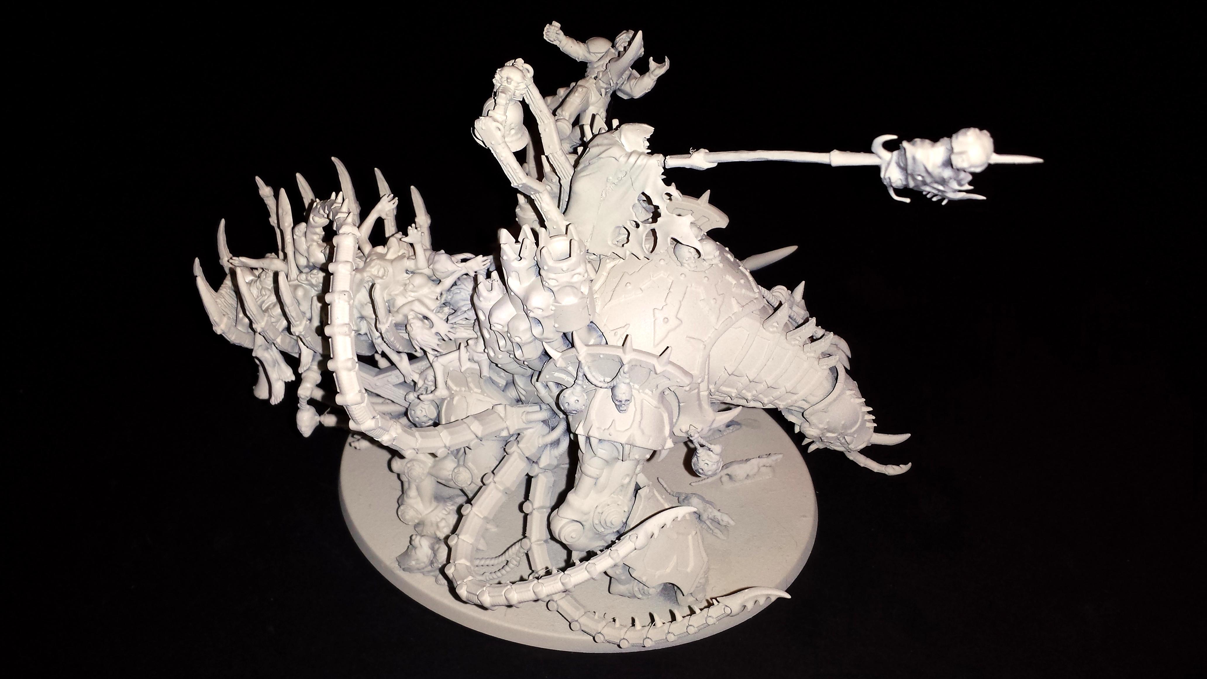 Nurgle Mauler Fiend, Mauler fiend with corpse cart