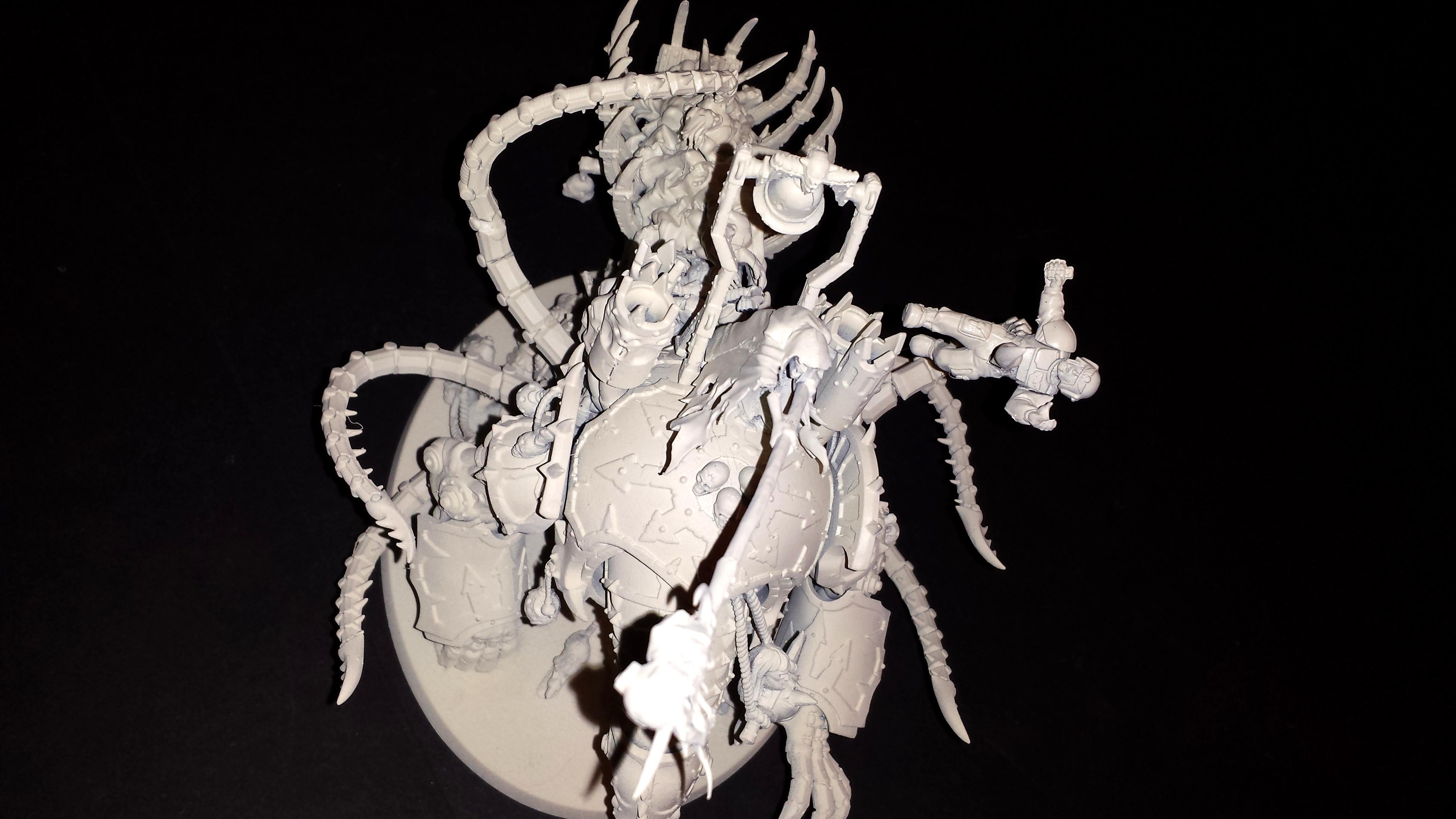 Nurgle Mauler Fiend, Mauler fiend with corpse cart