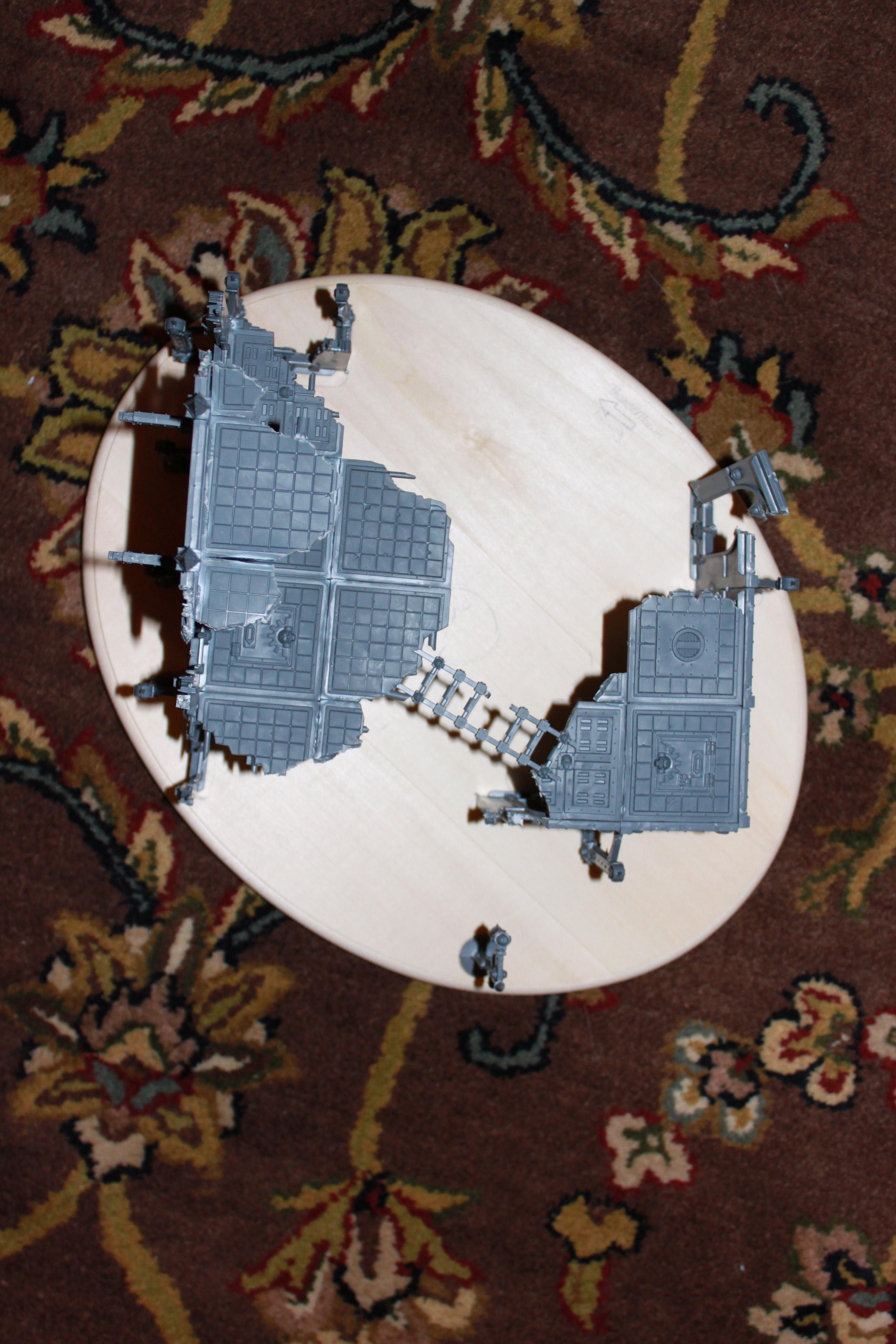 overhead view
