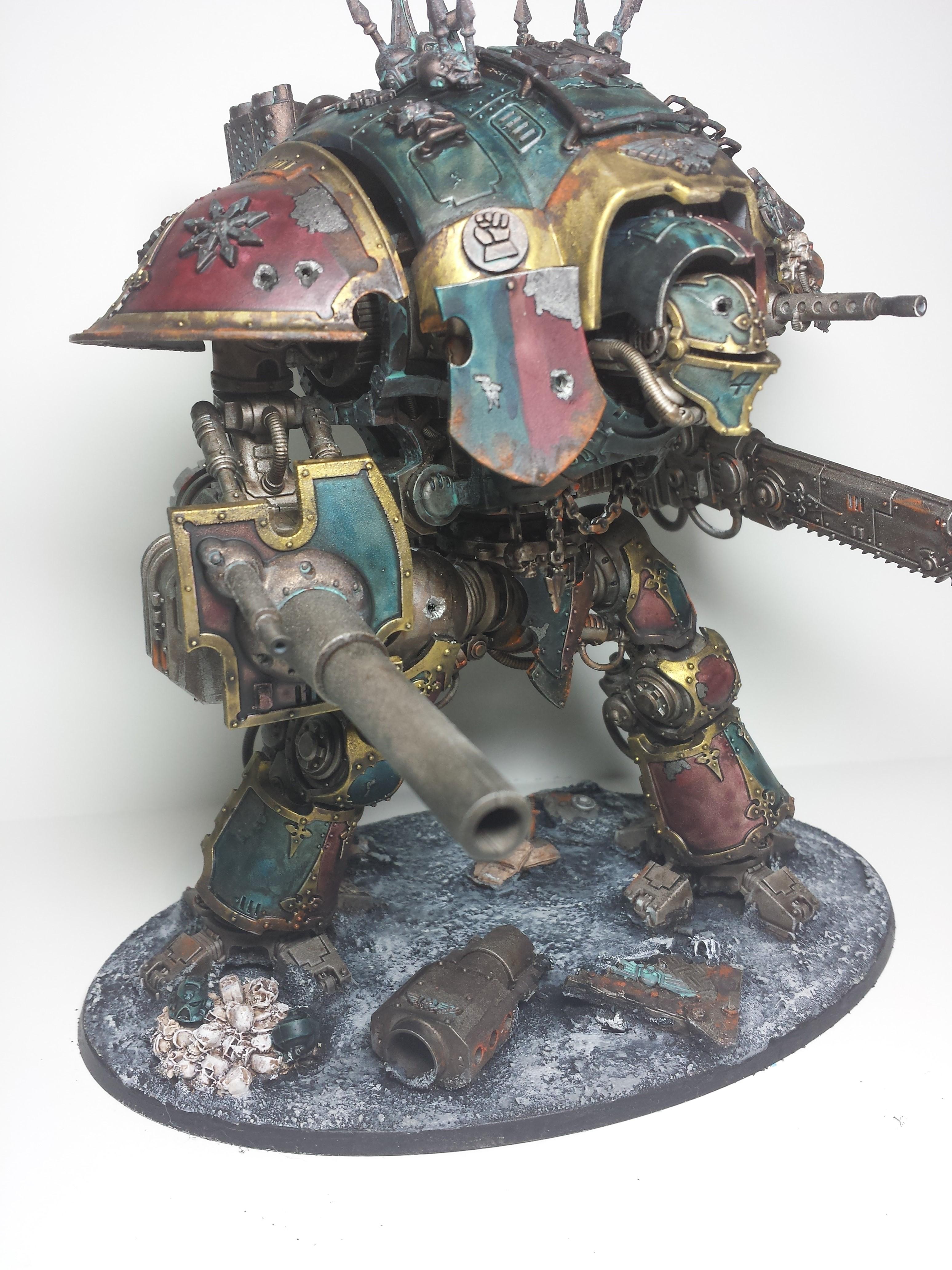 Conversion, Gerantus, Imperial, Knight Titan, Knights, Mercenary, Titan, Warhammer 40,000, Warhammer Fantasy