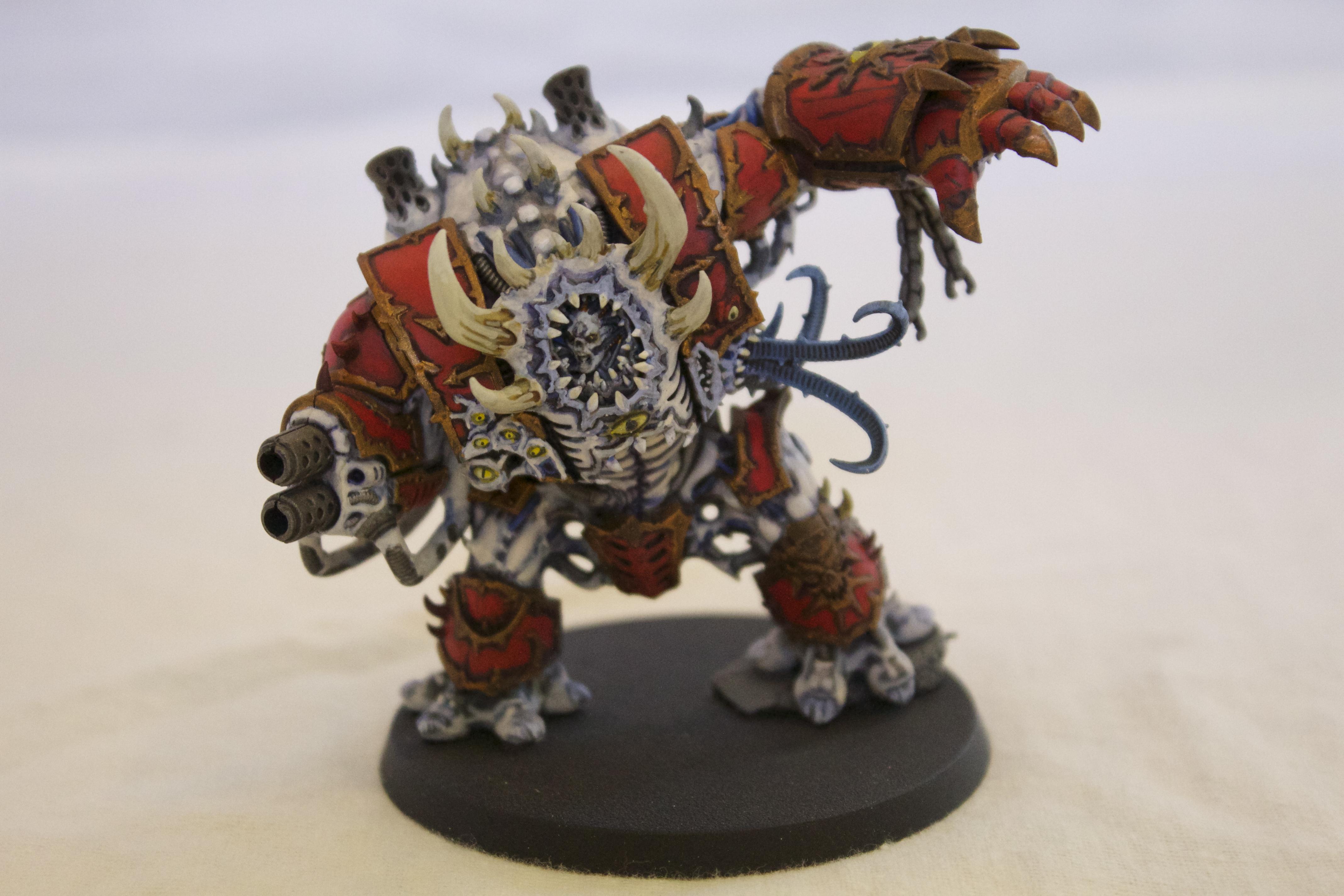 Blood, Brass, Chaos, Chaos Space Marines, Chosen, Hellbrute, Red, Terminator Armor, World Eaters