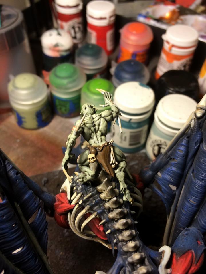 Airbrush, Bone, Dragon, Ghoul, Ghoul King, Monster, Scary, Terrorgheist, Vampire Counts, Winged