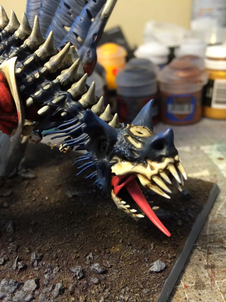 Airbrush, Bone, Dragon, Ghoul, Ghoul King, Monster, Scary, Terrorgheist, Vampire Counts, Winged