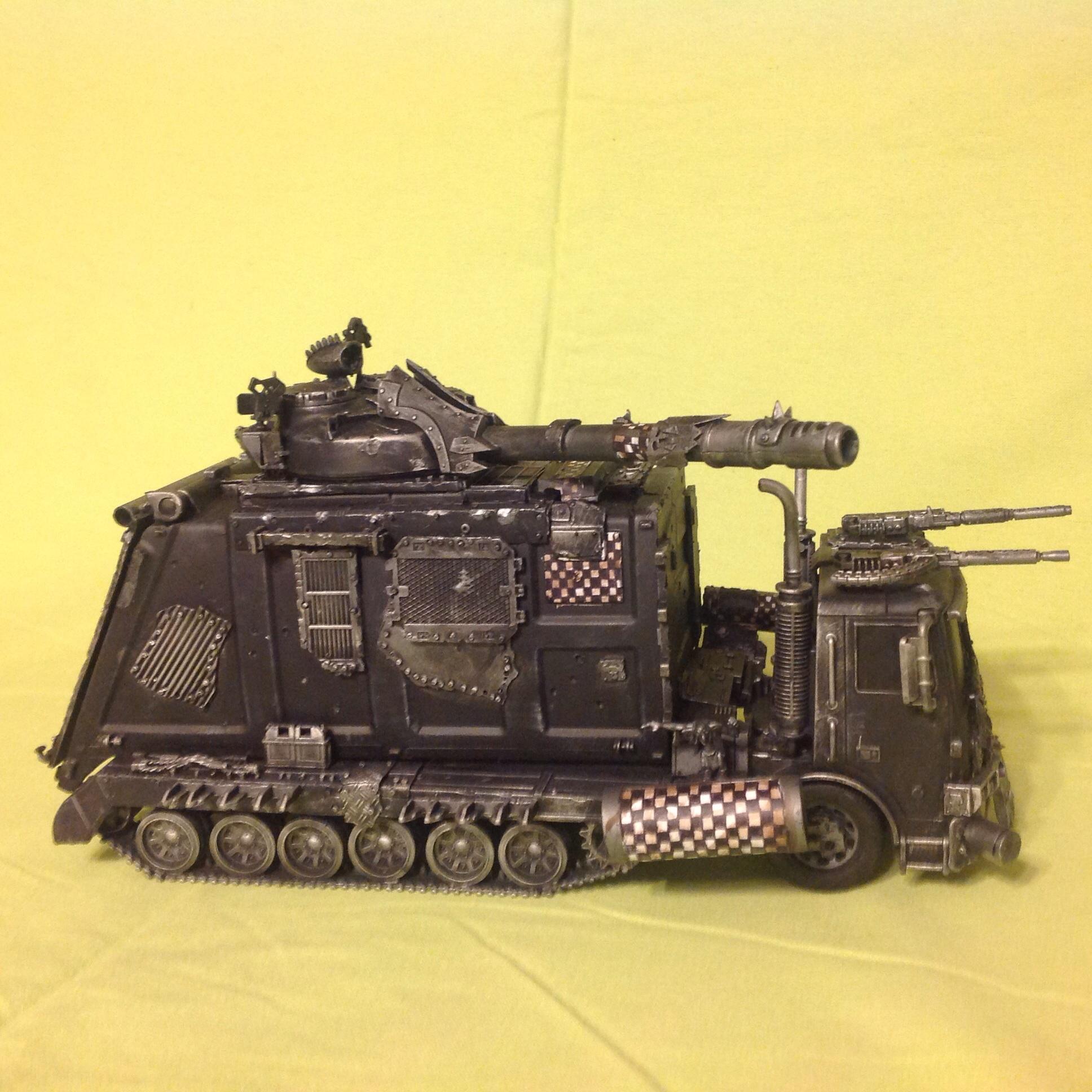 Battlewagon, Custom, Orks, Scratch Build, Truck