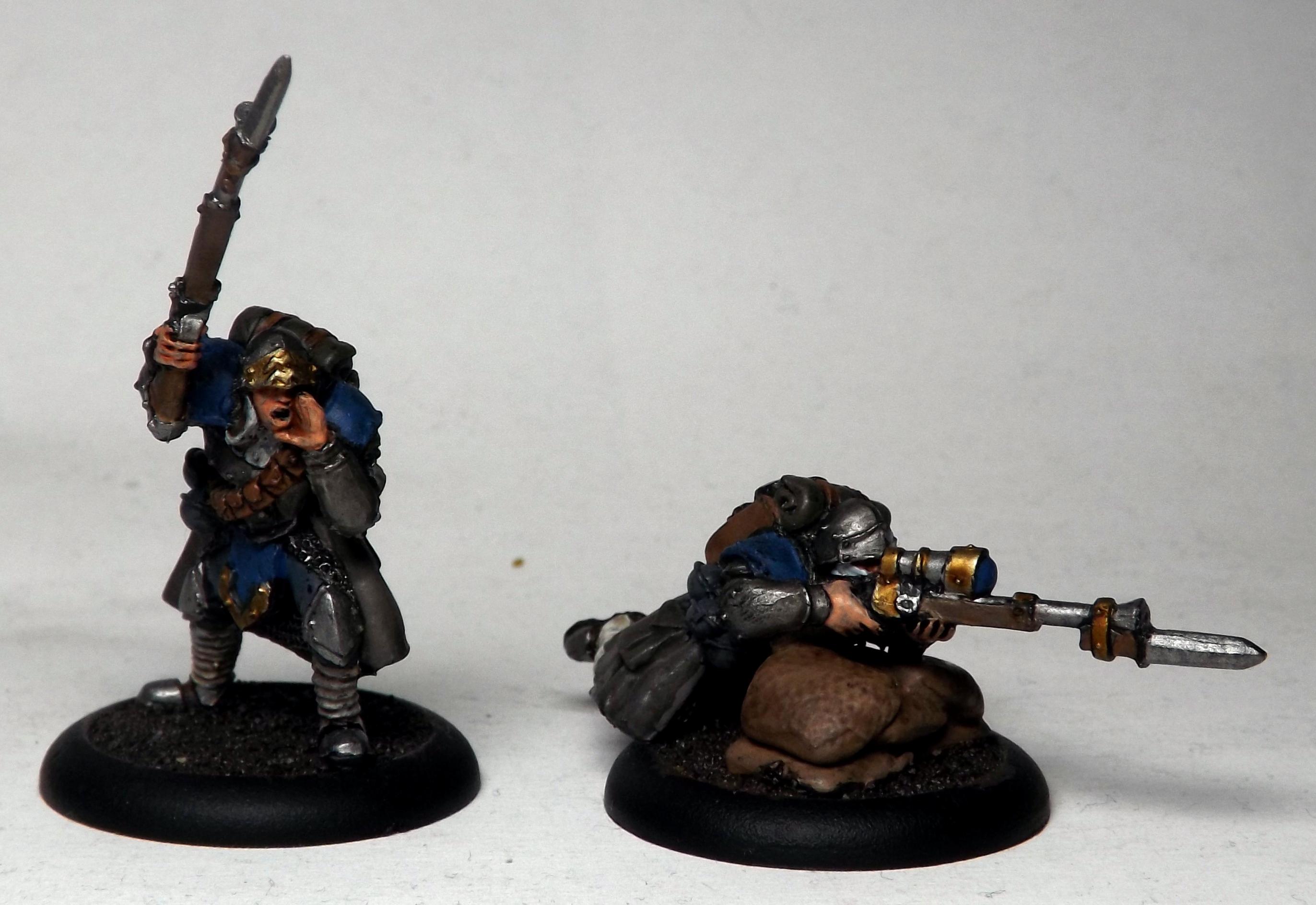 Cygnar - Trencher Officer and Sharpshooter