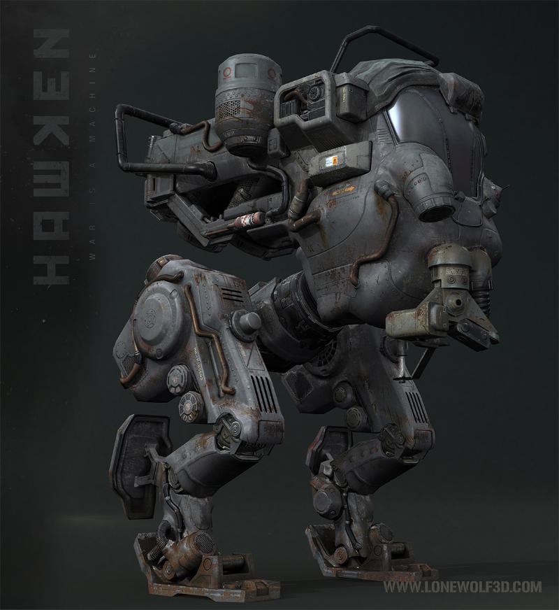 Diesel Punk, Mecha, Walker, Wierd War Ii, World War 2 - Gallery ...