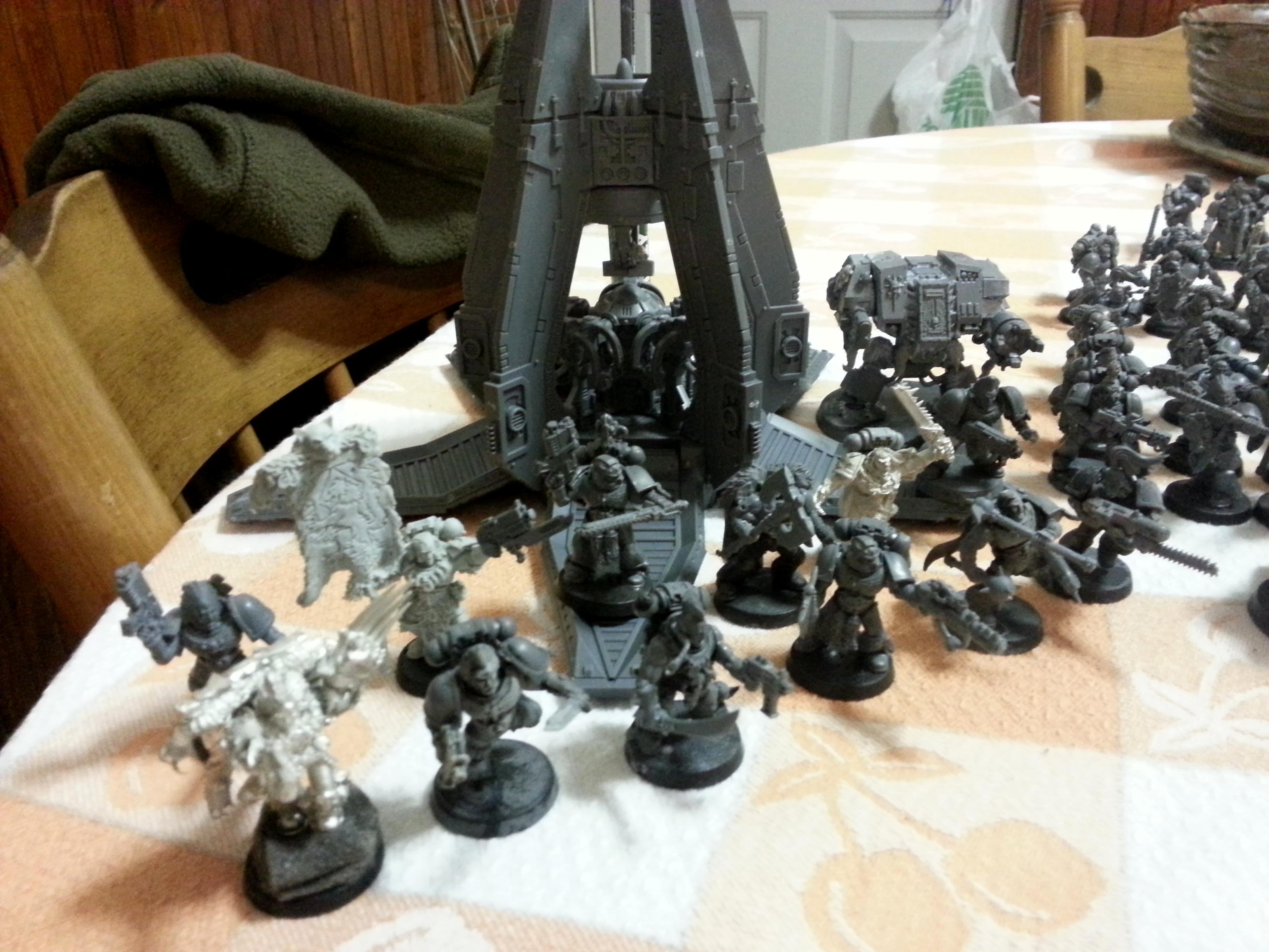 Army, Space, Space Wolves, Sw, Unpainted, Wolf, Wolves