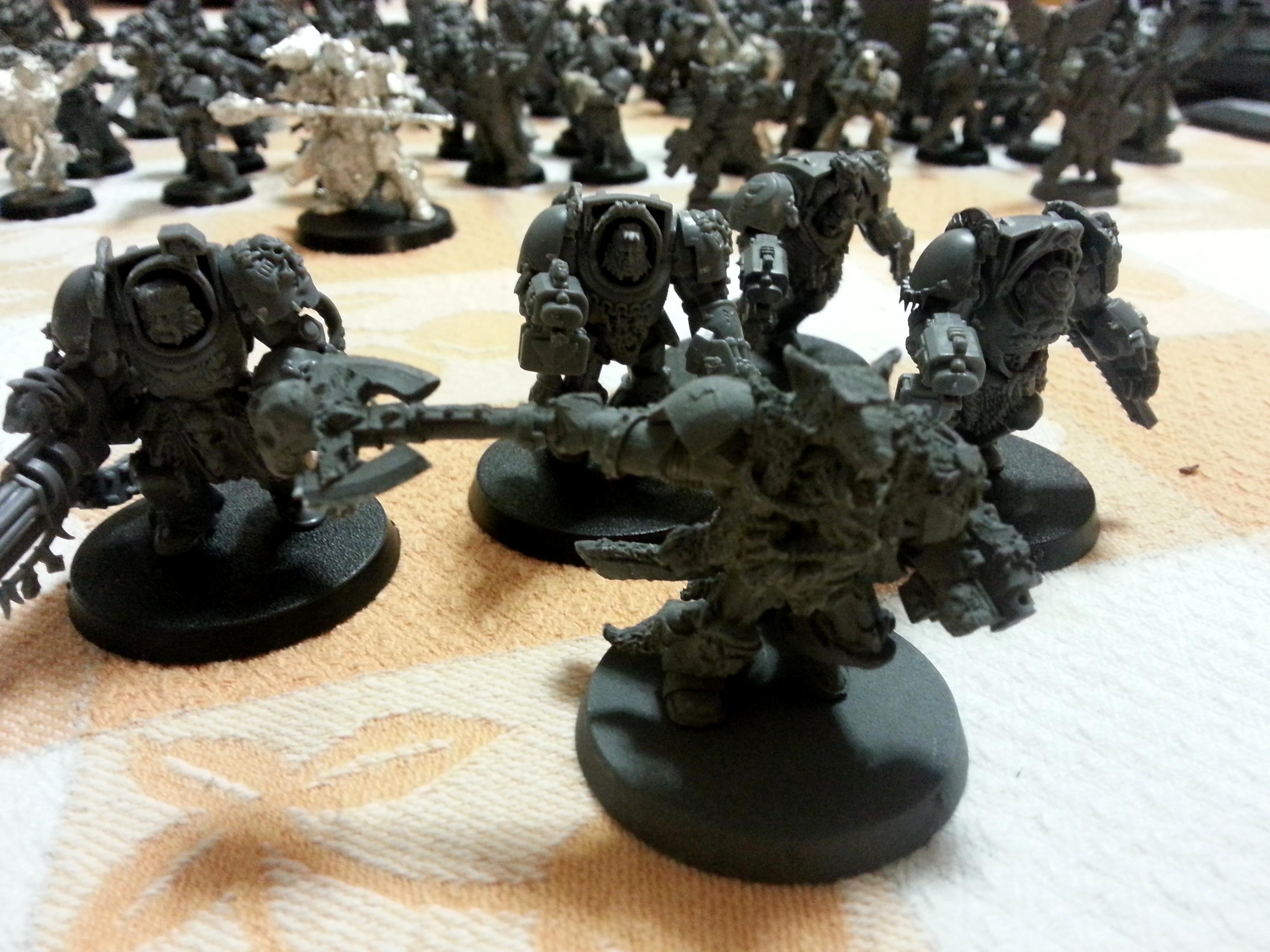 Army, Space, Space Wolves, Sw, Unpainted, Wolf, Wolves