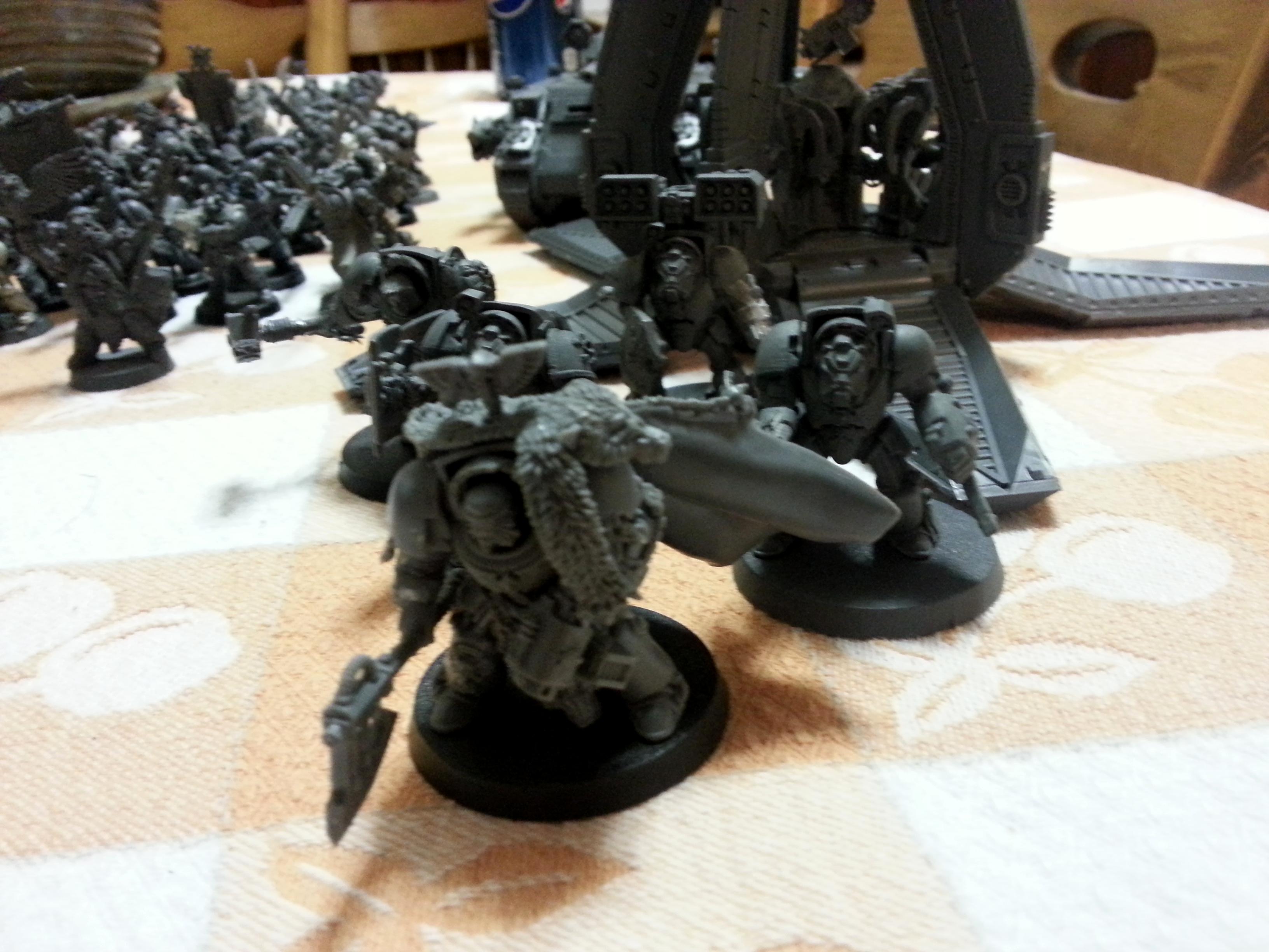 Army, Space, Space Wolves, Sw, Unpainted, Wolf, Wolves