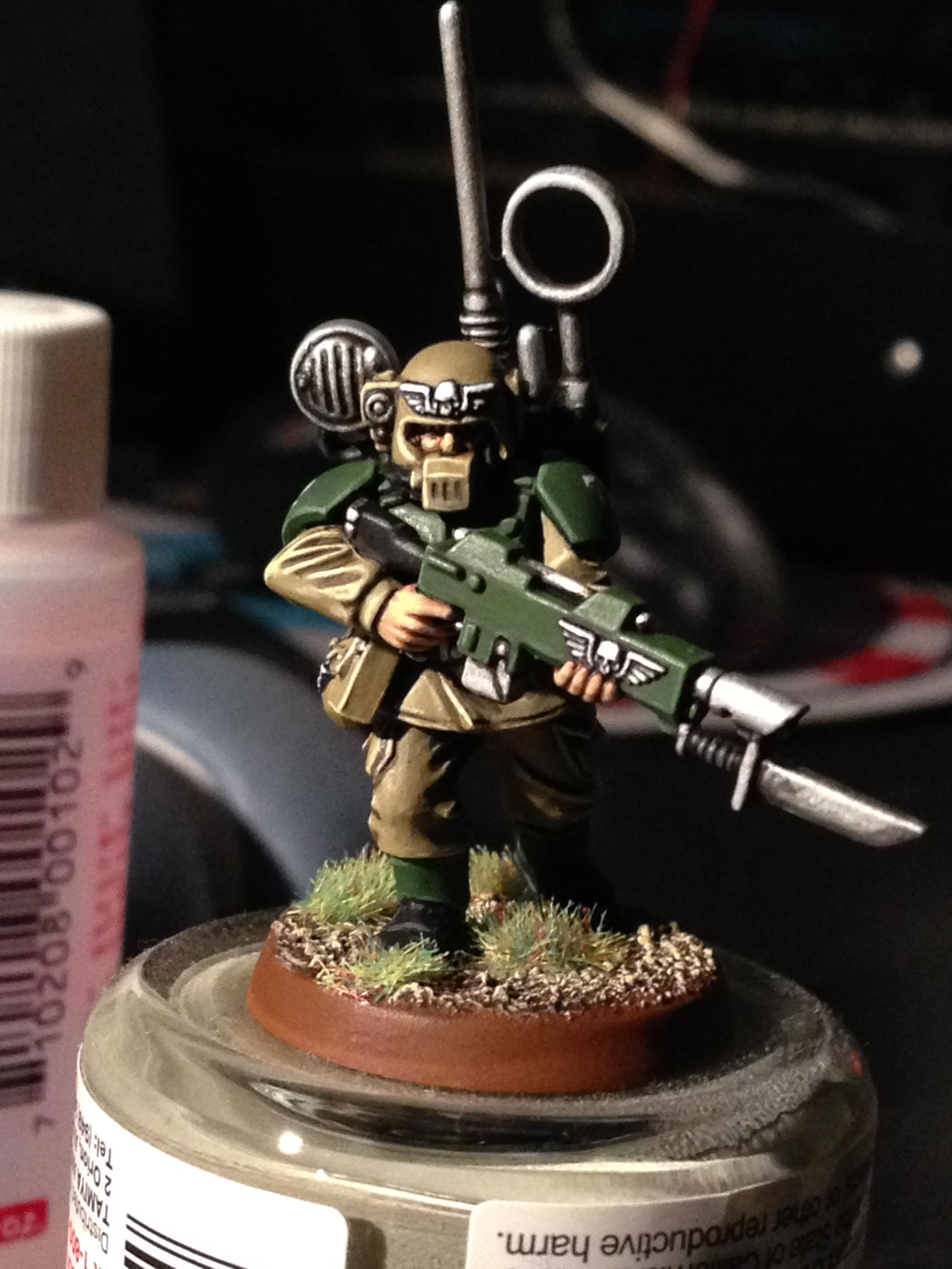 Cadians, Guardsmen, Imperial Guard, Voxcaster