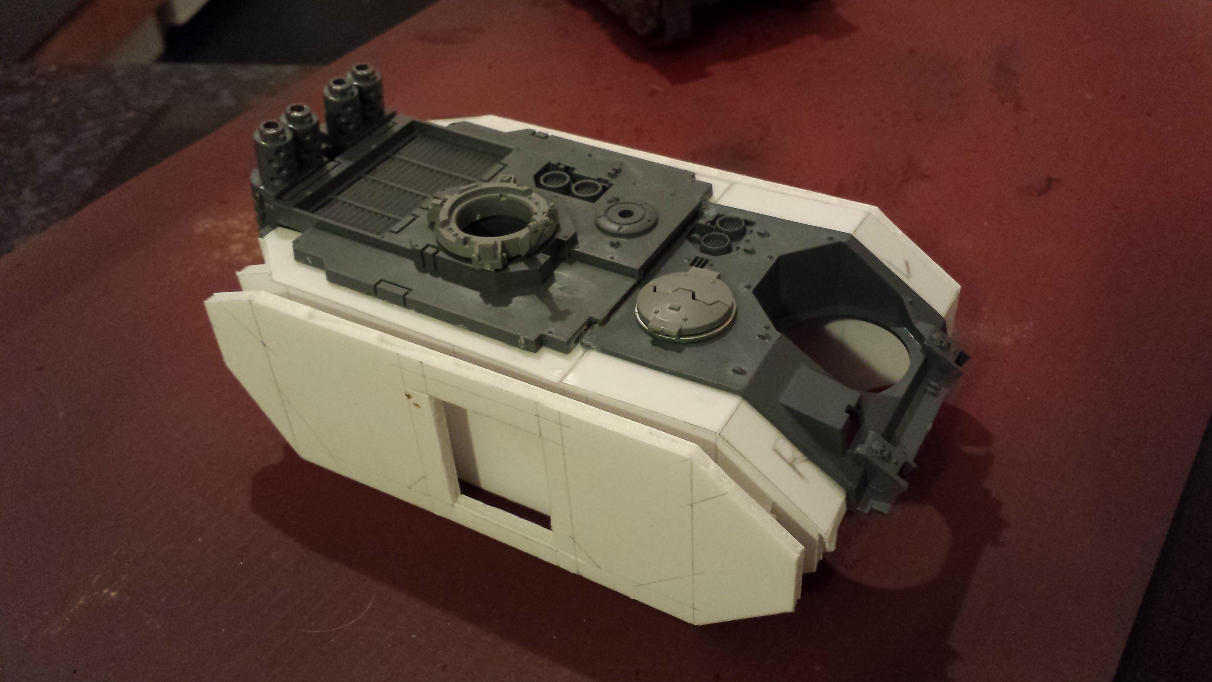 Assault Carrier, Estoc, Kit Bash, Scratch Build