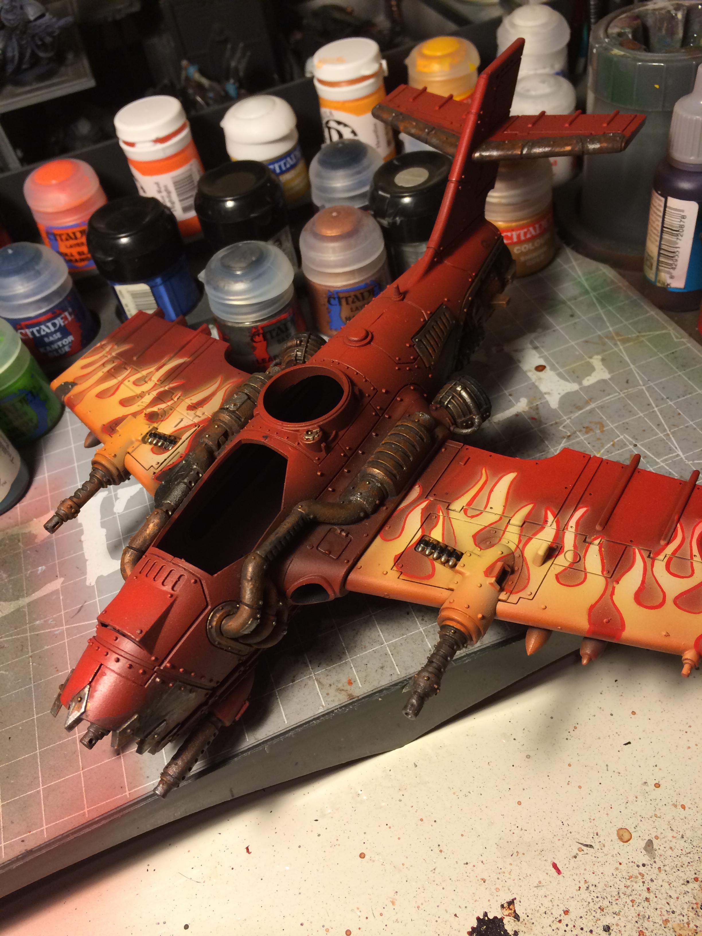 Airbrush, Dakkajet, Decal, Flames, Orks, Rust, Vardenv2