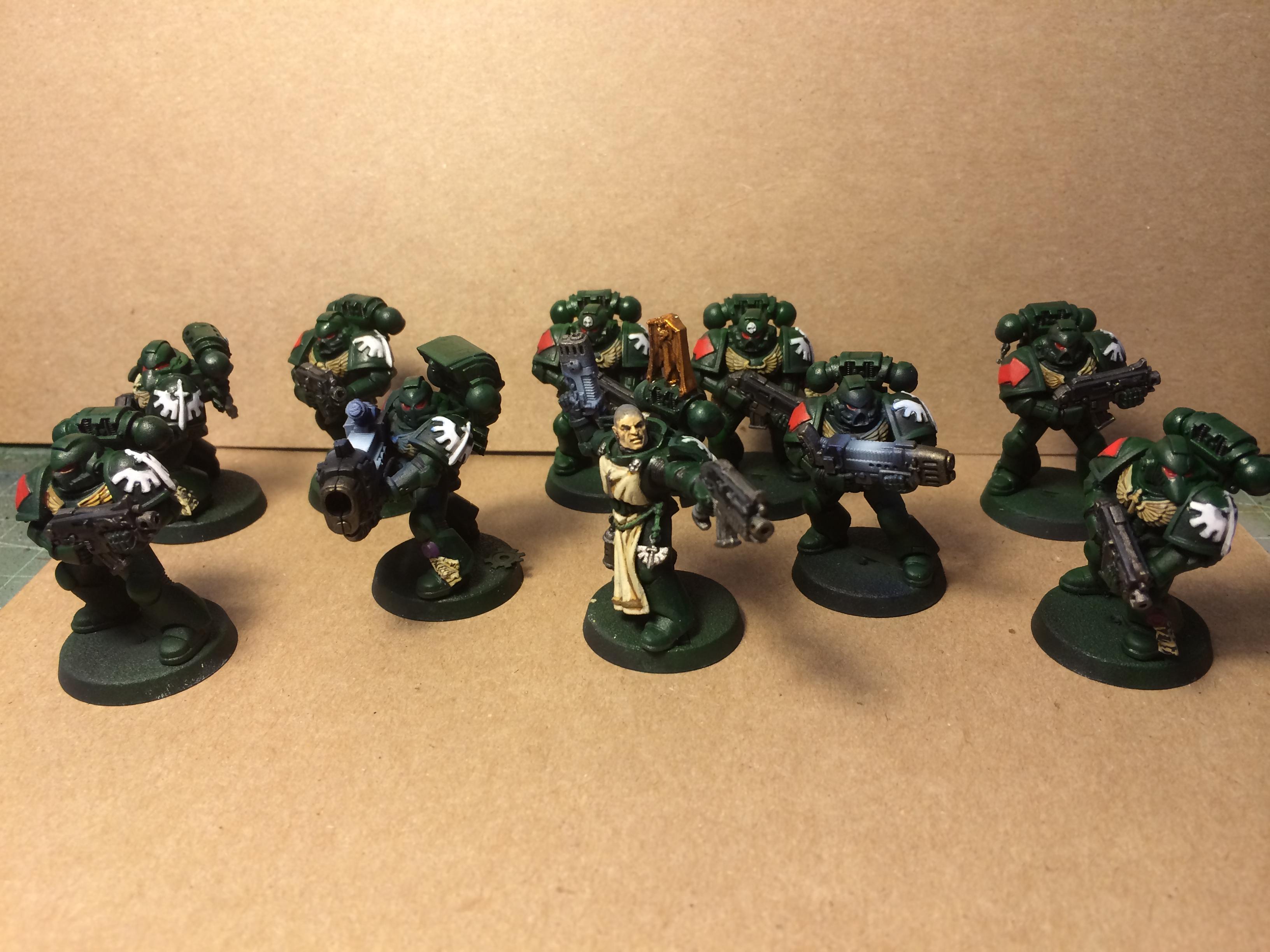 Airbrush, Dark Angels, Glow, Plasma, Tactical Squad
