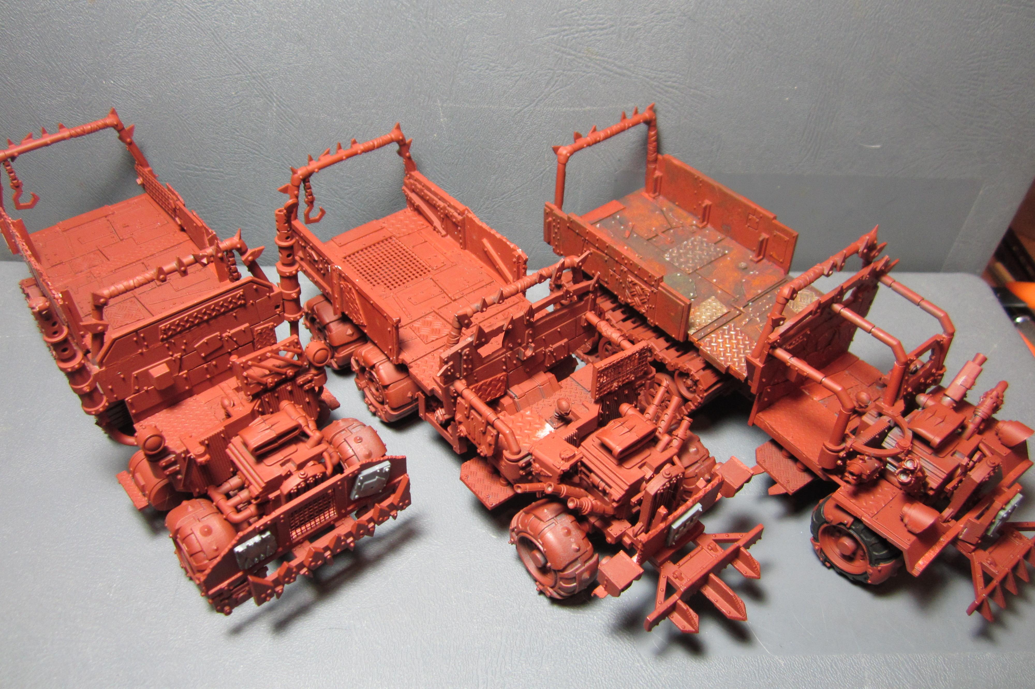 Conversion, Gorka Morka, Ork Trukk, Orks, Vehicle, Warhammer 40,000