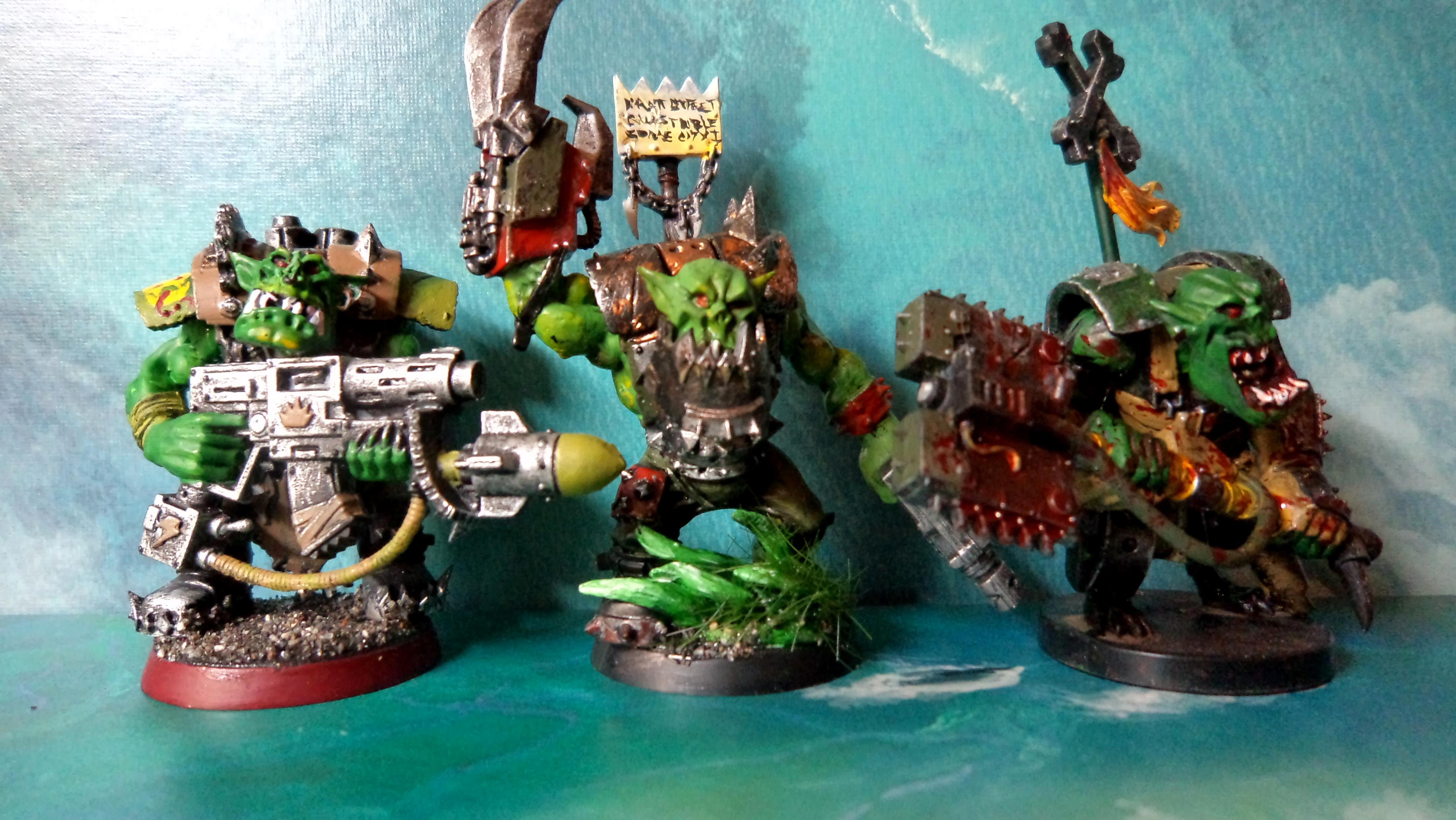 Orks, nobs snakebites