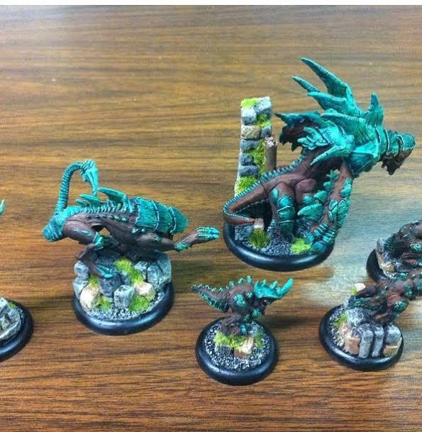 Everblight warbeasts