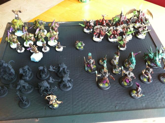 All my warmahordes:)