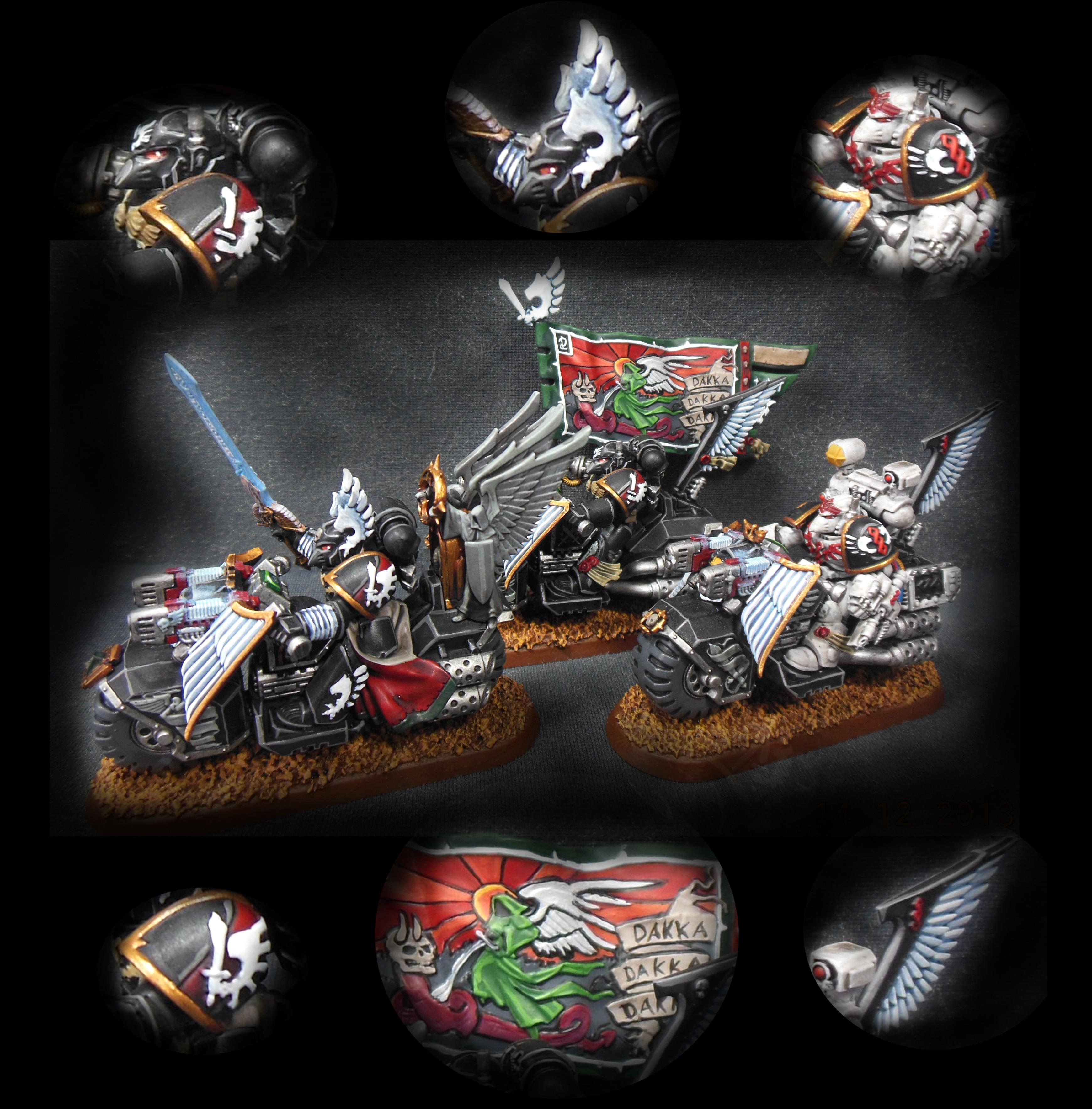 Bike, Dark Angels, Ravenwing, Space Marines, Unforgiven, Warhammer 40,000