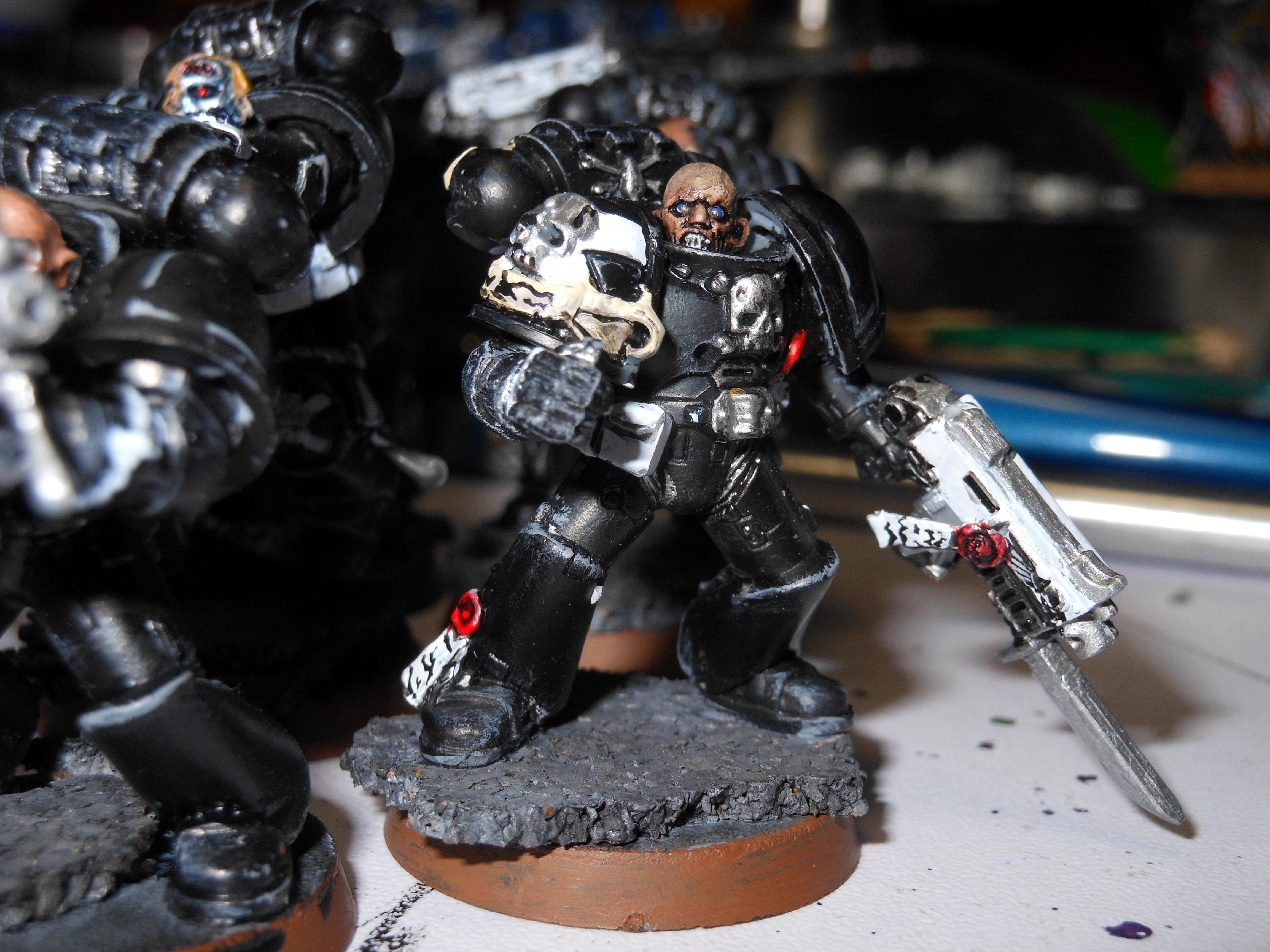 Iron angels close up
