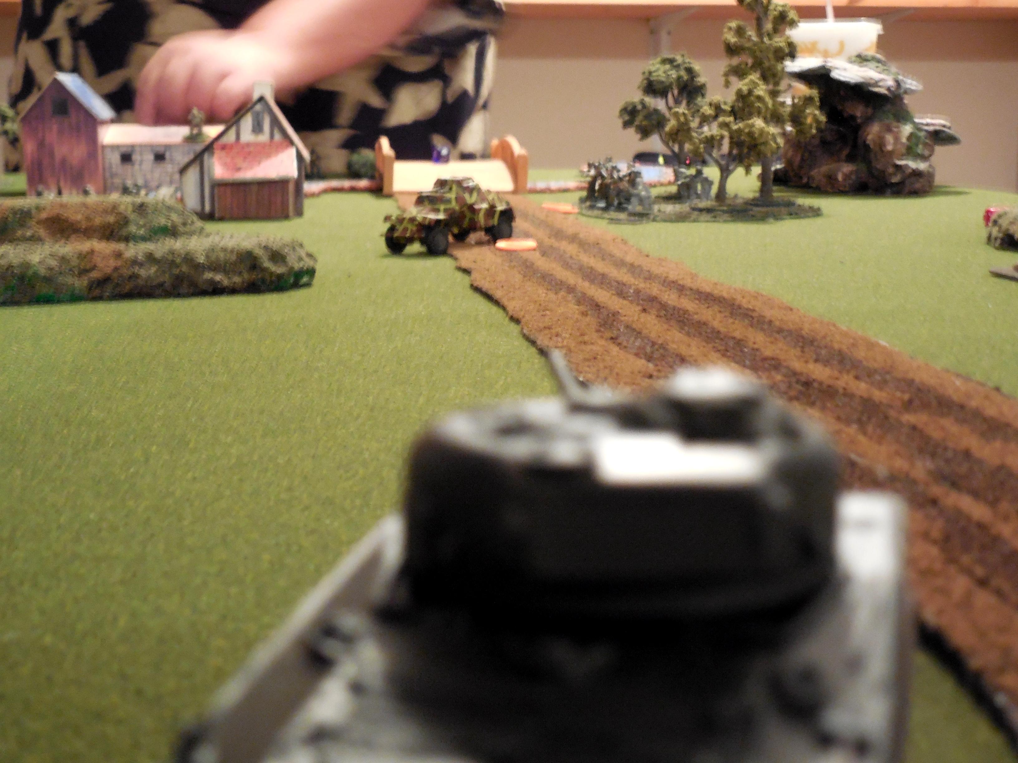 Bolt Action Sherman setting sights on target